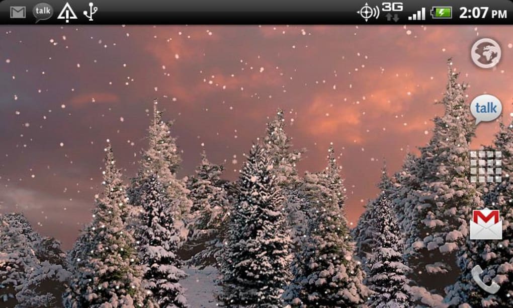 Snowfall Live Wallpaper - Snowfall Live - HD Wallpaper 