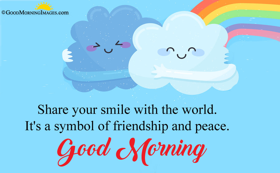 Sweet Friendship Quote With Cute Morning Hd Wallpaper - Smile Sweet Good Morning Quote - HD Wallpaper 