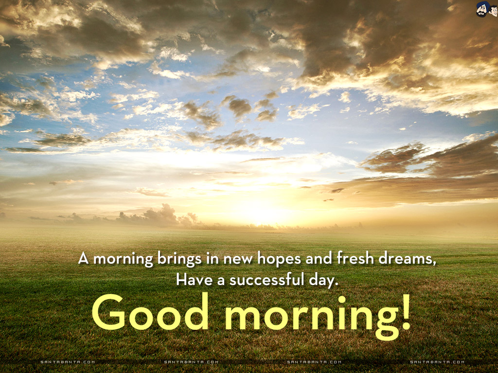 Good Morning Wallpaper - Beautiful Sun Rise Over Fields - HD Wallpaper 