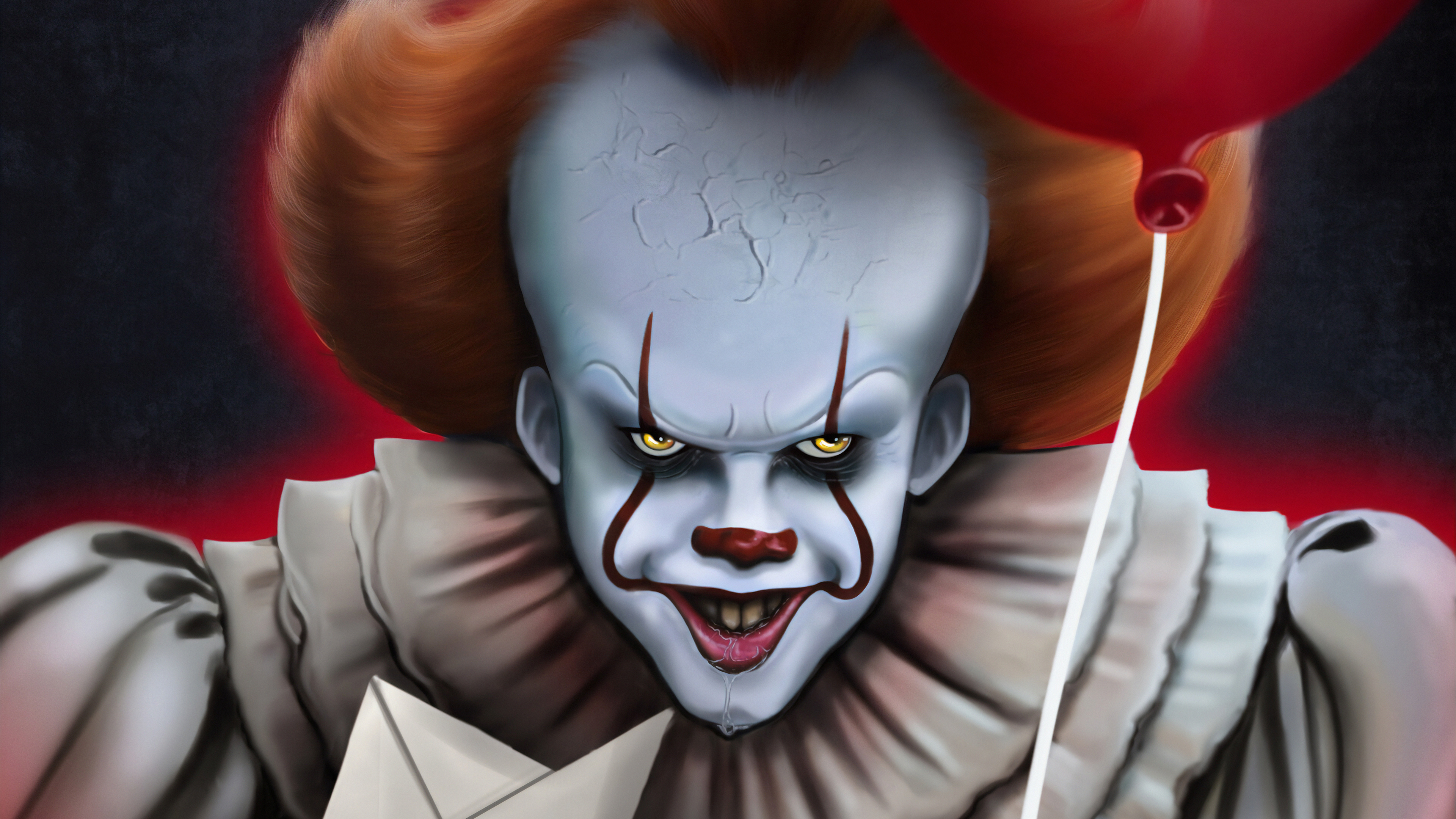 Wallpaper Of Art, Clown, It Chapter Two, Pennywise, - Clown Pennywise - HD Wallpaper 