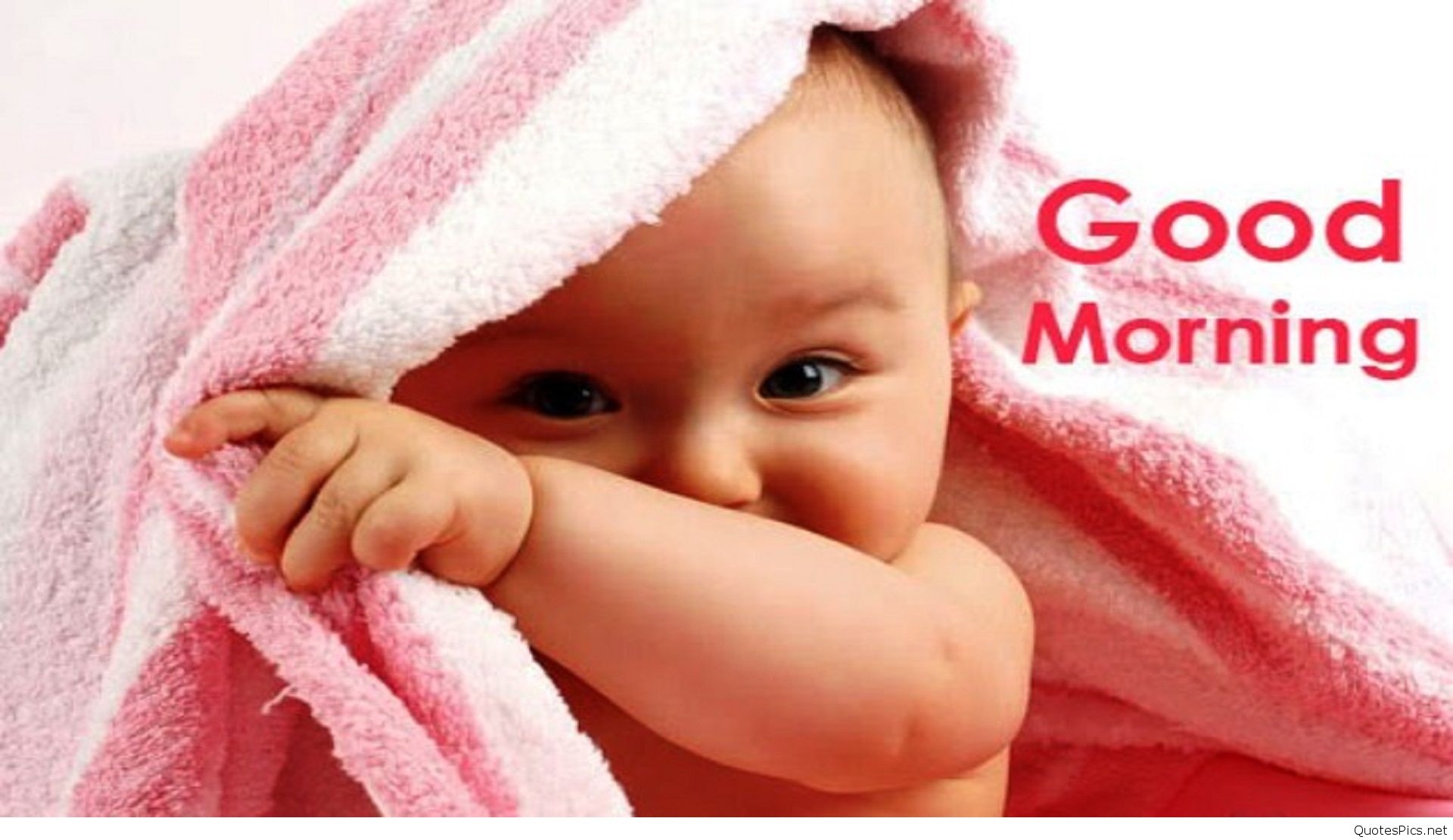 Baby Say Good Morning - HD Wallpaper 