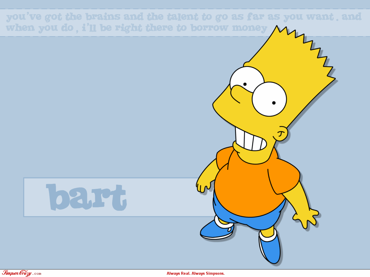 Bart Simpsons - HD Wallpaper 