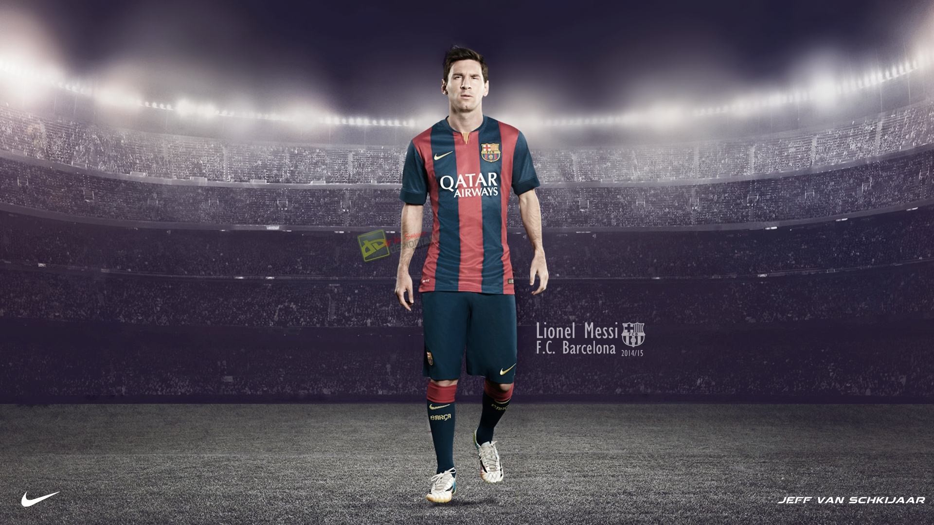 Lionel Messi Full Hd Wallpaper 
 Data-src /w/full/a/5/8/174634 - Fondos De Pantalla Para Pc De Messi - HD Wallpaper 