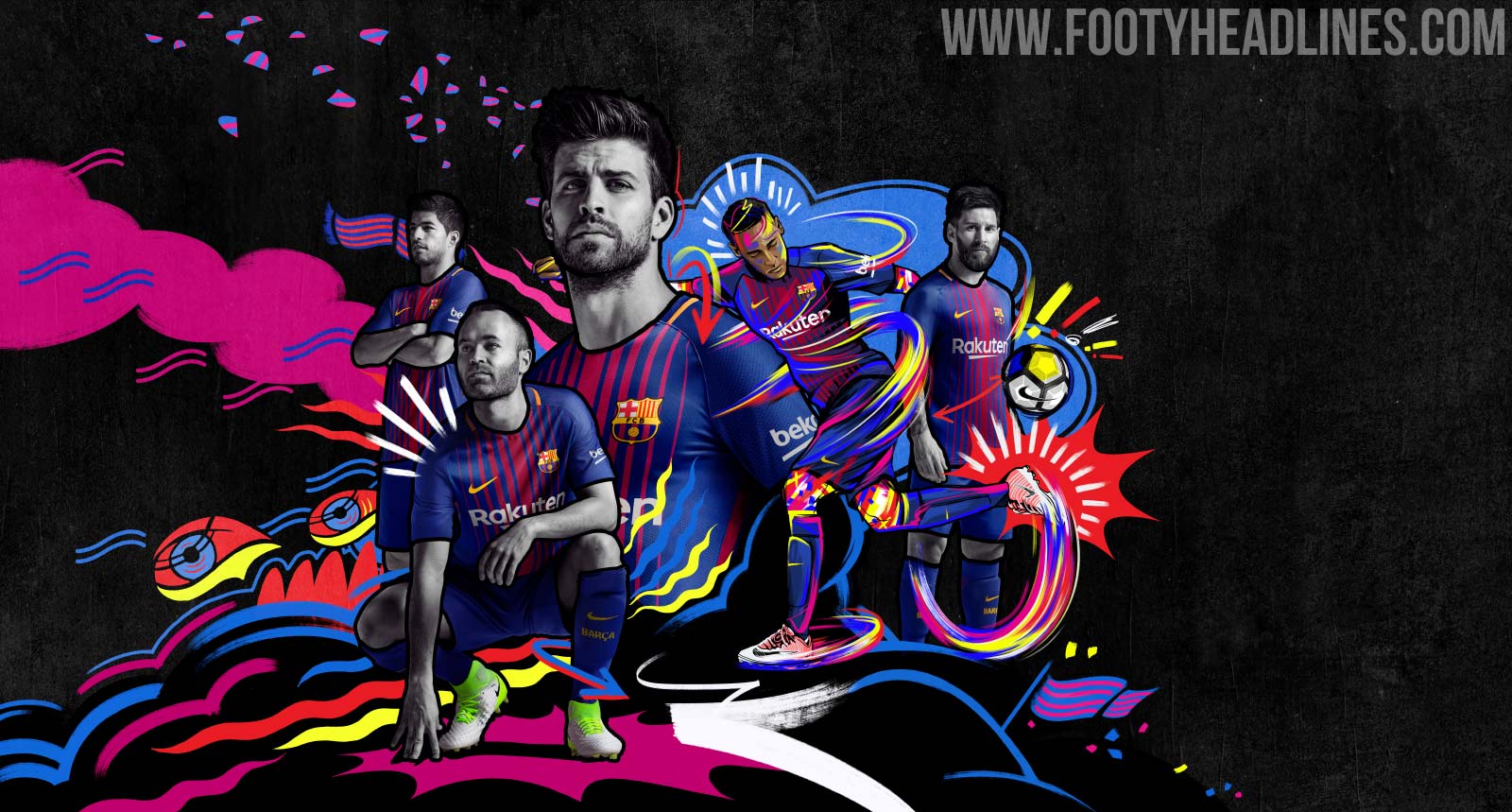 Barcelona Team Wallpaper 2018 - HD Wallpaper 