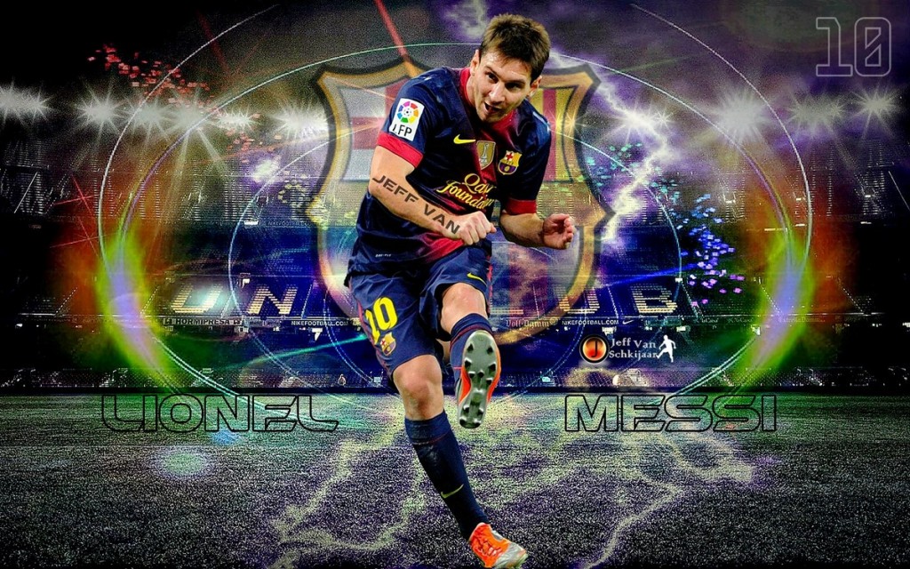 Fc Barcelona Messi 2017 - HD Wallpaper 