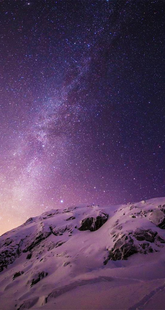 Iphone X Stars And Snow Wallpaper - Iphone 6 Stock Wallpaper Hd - HD Wallpaper 