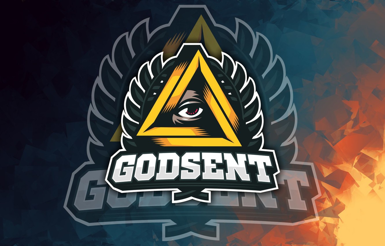 Photo Wallpaper Logo, Team, Counter-strike, Global - Godsent R6 - HD Wallpaper 