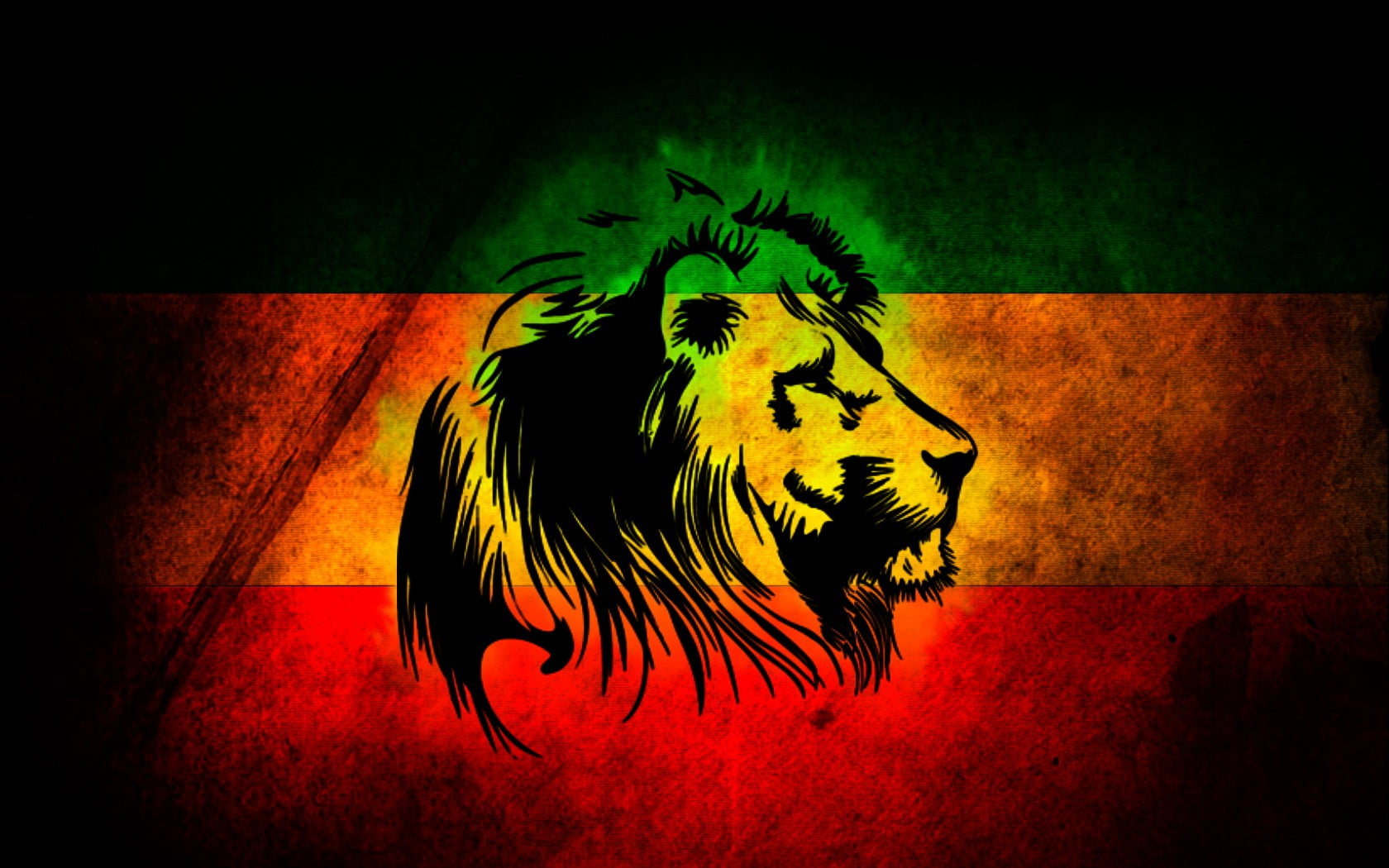 Rasta Lion - HD Wallpaper 