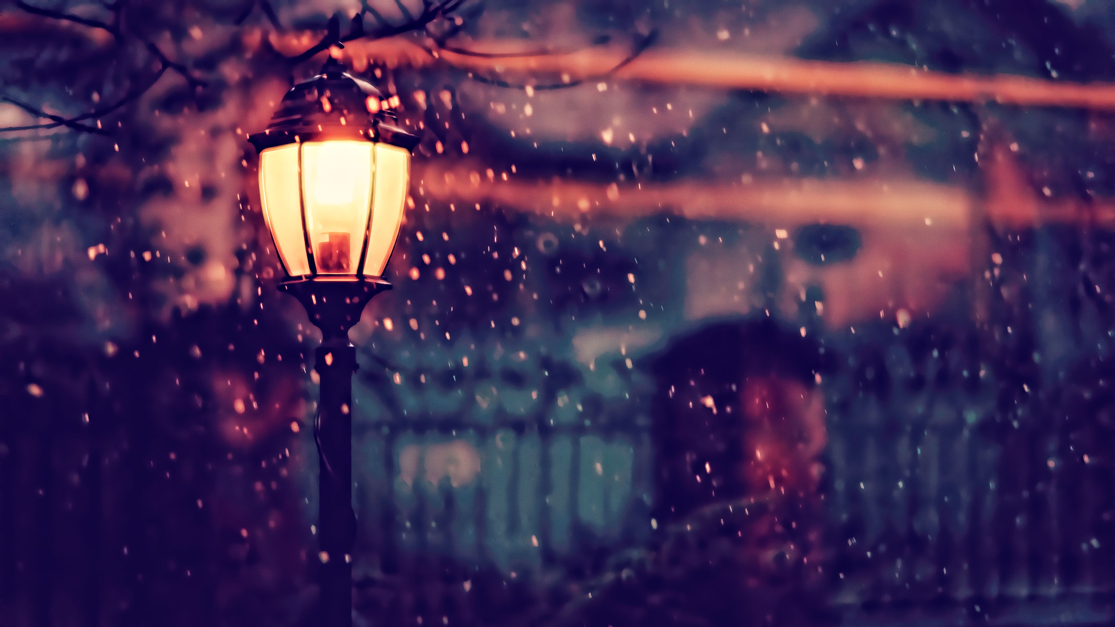 Street Light Winter 4k, Hd Photography, 4k Wallpapers, - Street Light
