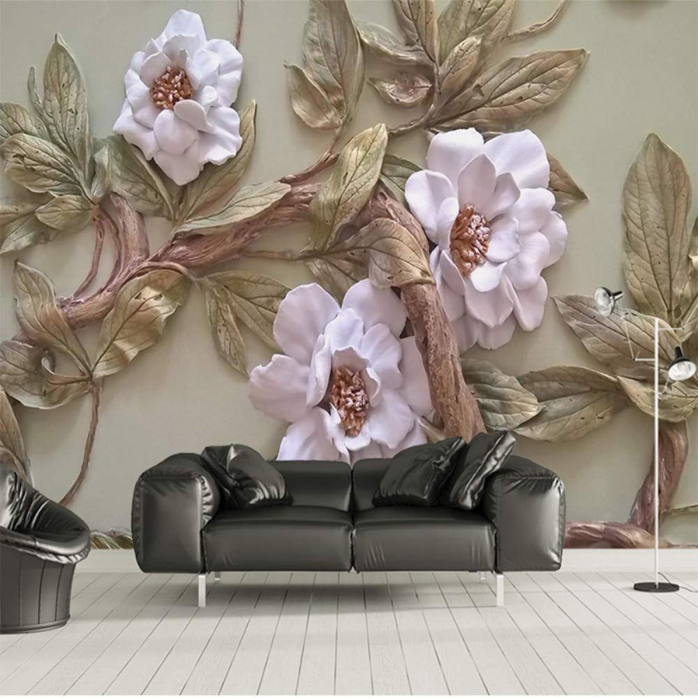 Murals,custom 4d Wallpaper Stereoscopic Embossed Series - Chinese Style Wallpaper Mural - HD Wallpaper 