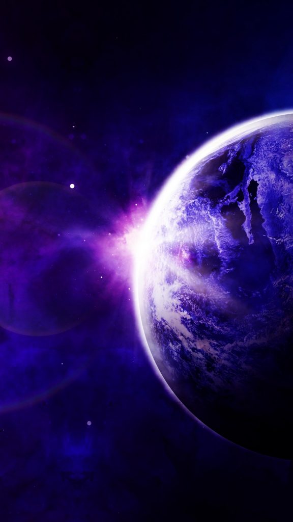 Purple Galaxy Hd - HD Wallpaper 