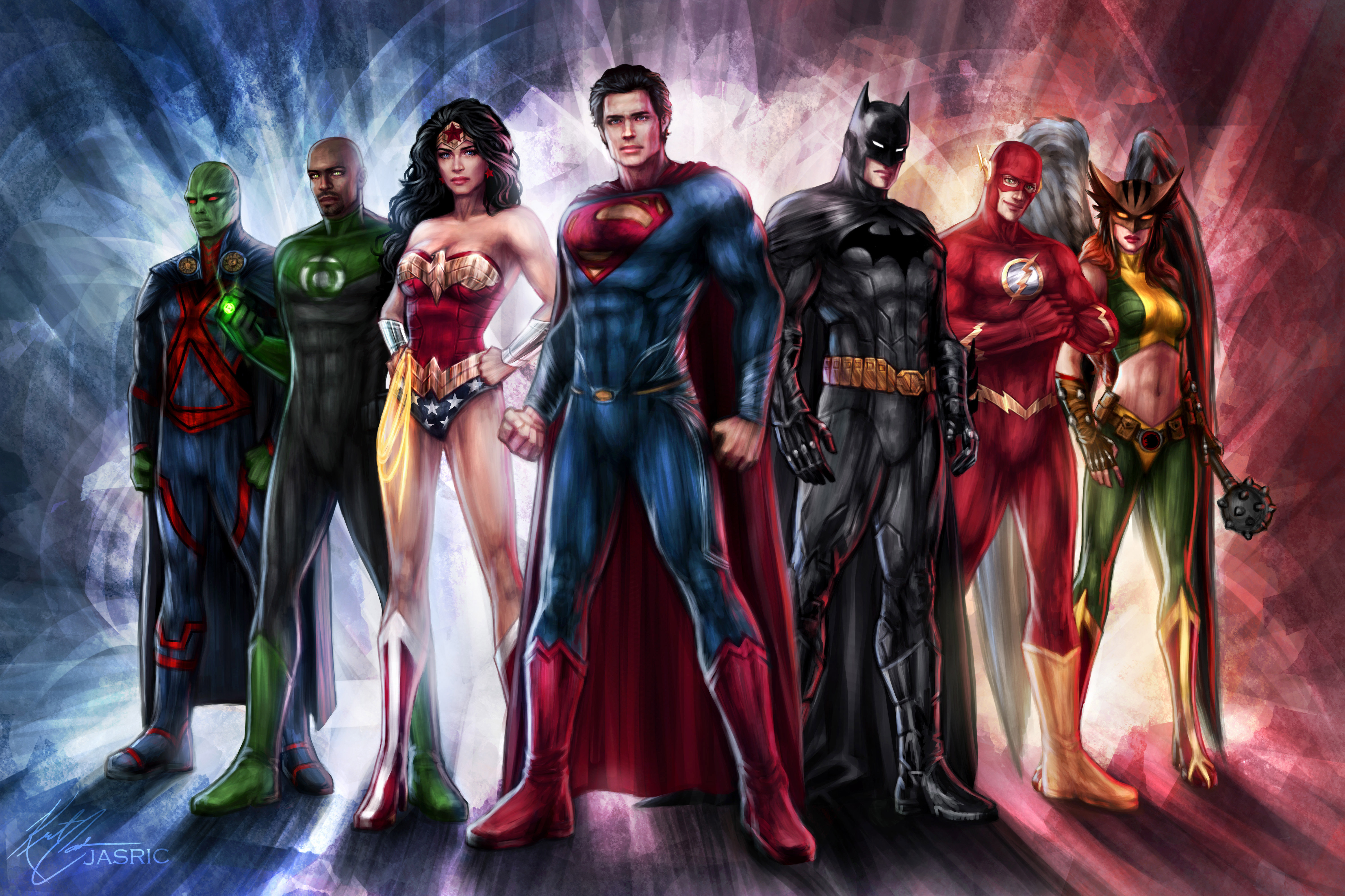 Animated Justice League Wallpaper 4k - HD Wallpaper 