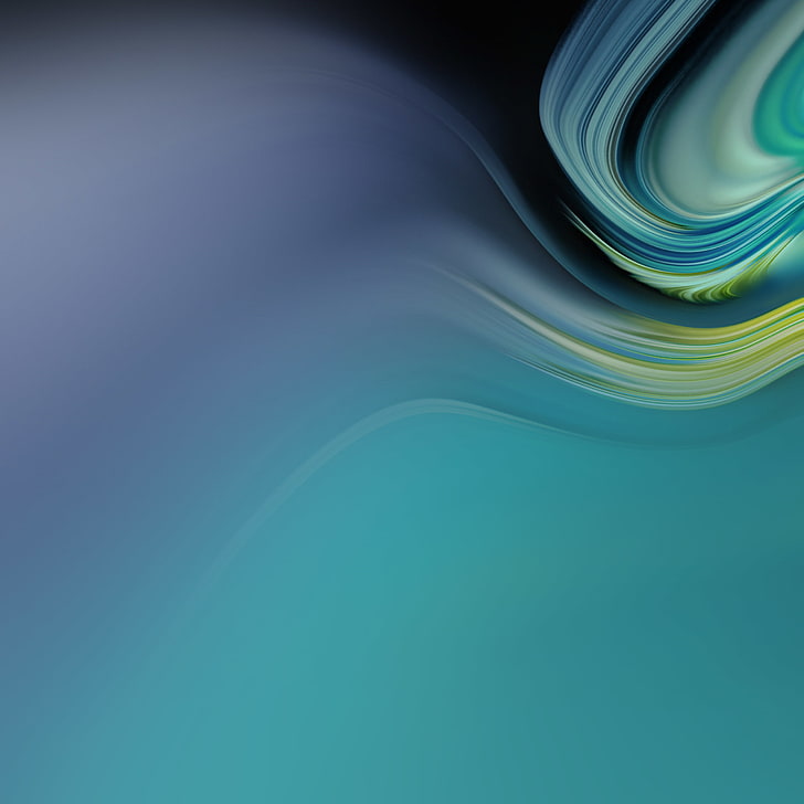 Stock, Samsung Galaxy Tab S4, Turquoise, Teal, Waves, - Samsung Galaxy Tab S5e - HD Wallpaper 