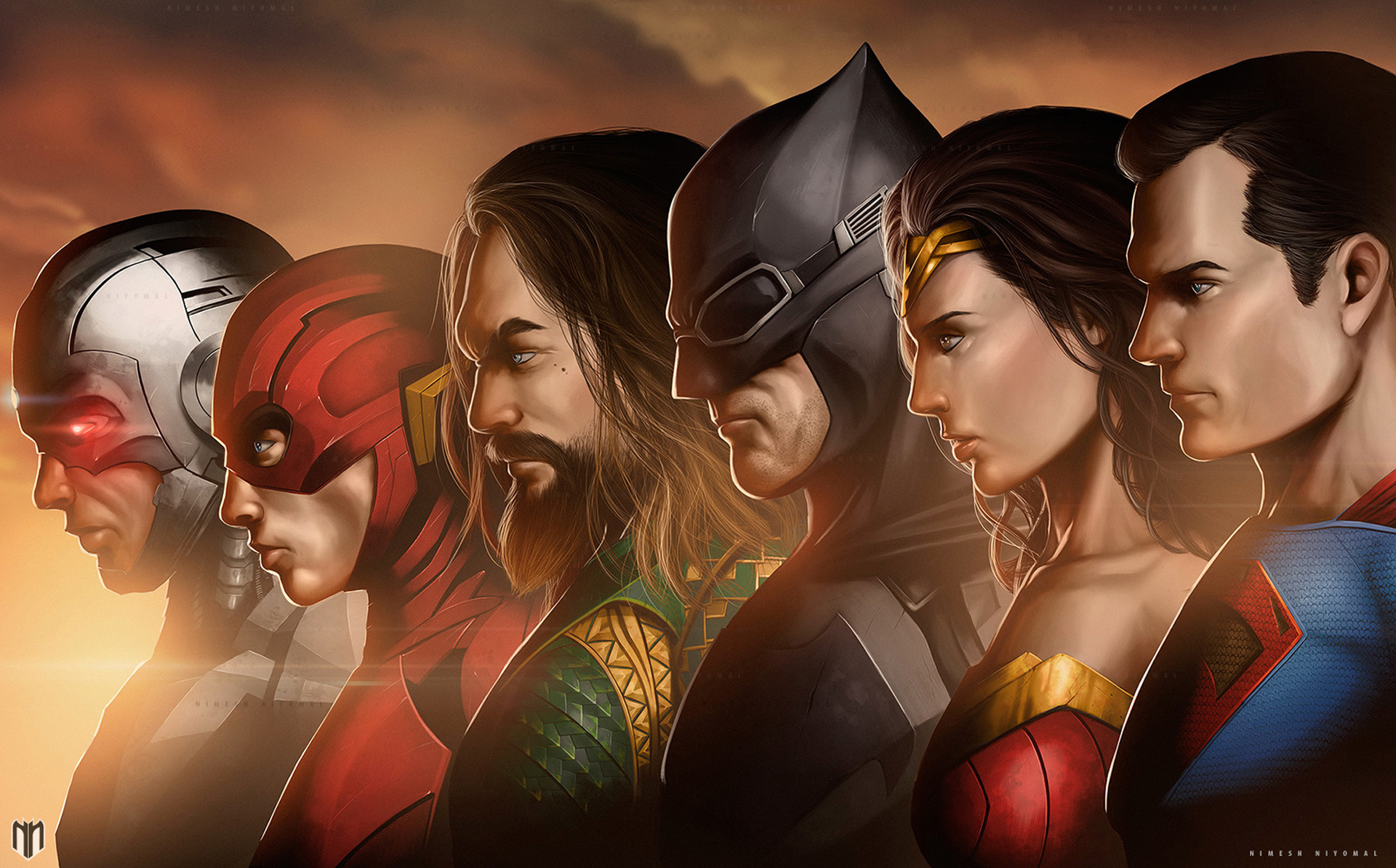 Justice League Fan Art - HD Wallpaper 