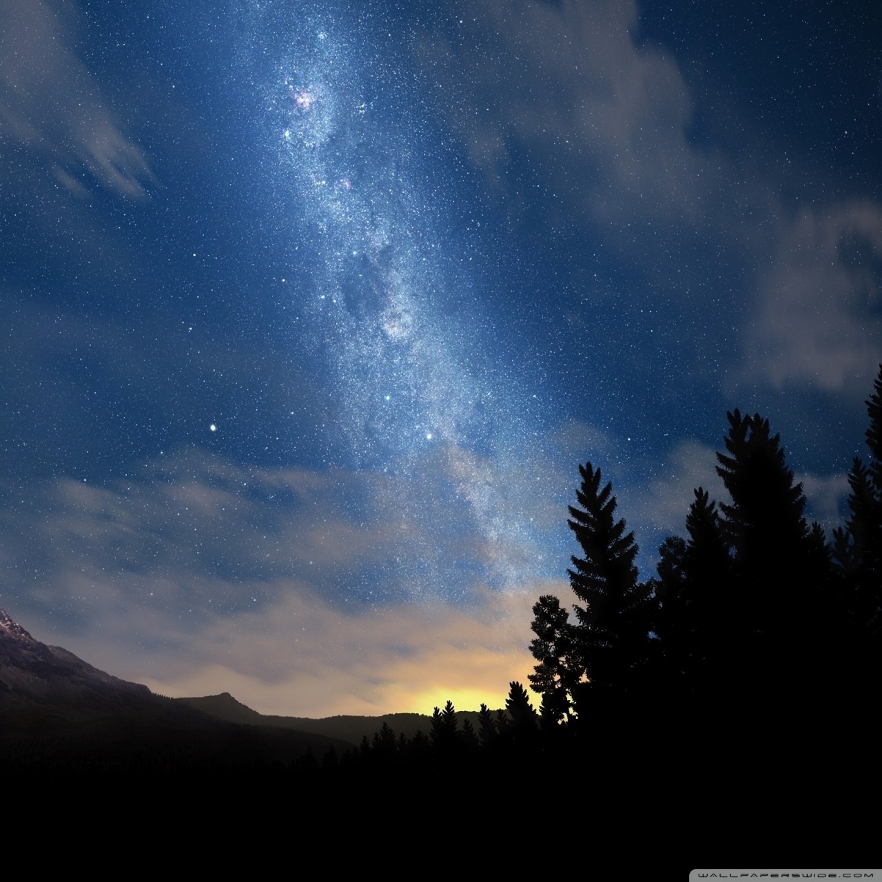 1 1 Night Sky - HD Wallpaper 