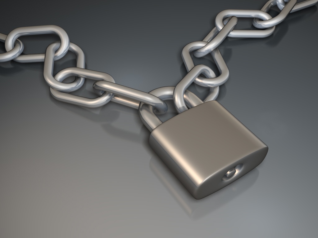 Chain And Lock - HD Wallpaper 