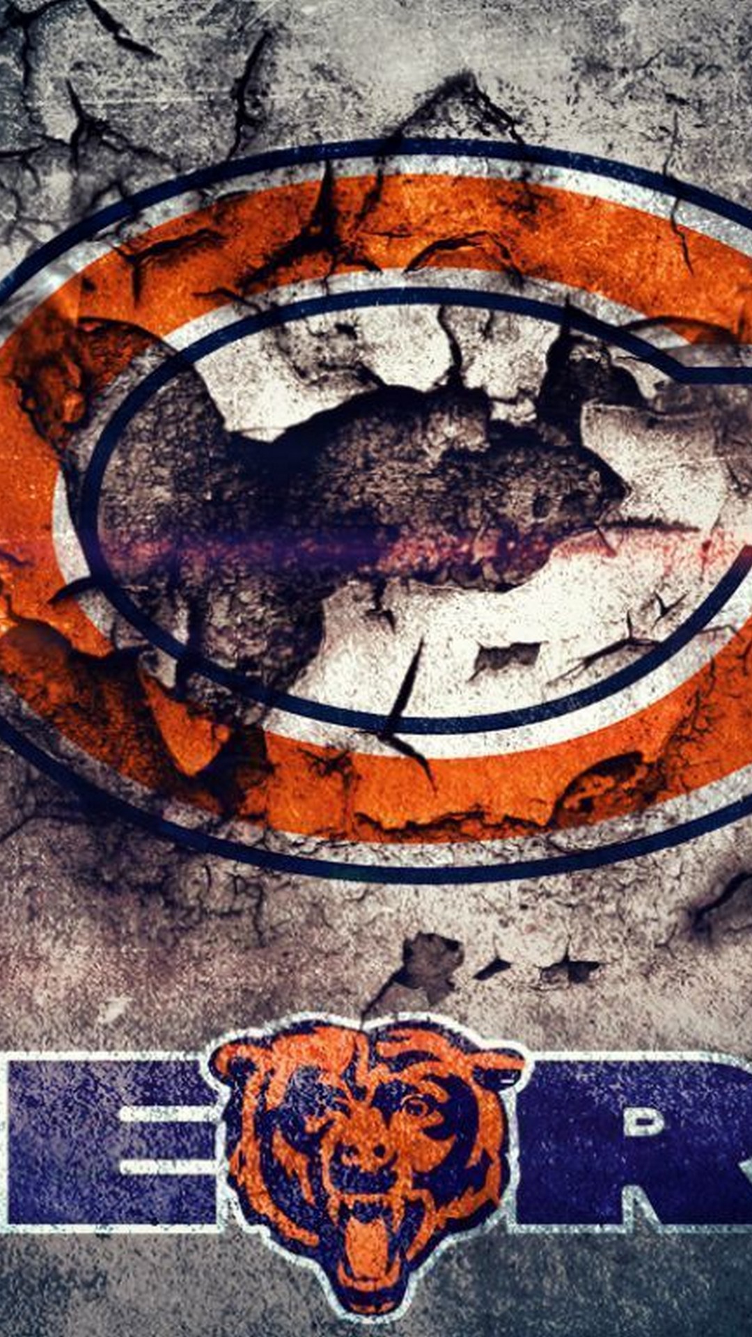 Chicago Bears Iphone Screen Lock Wallpaper With High-resolution - Chicago Bears Wallpaper 2019 - HD Wallpaper 