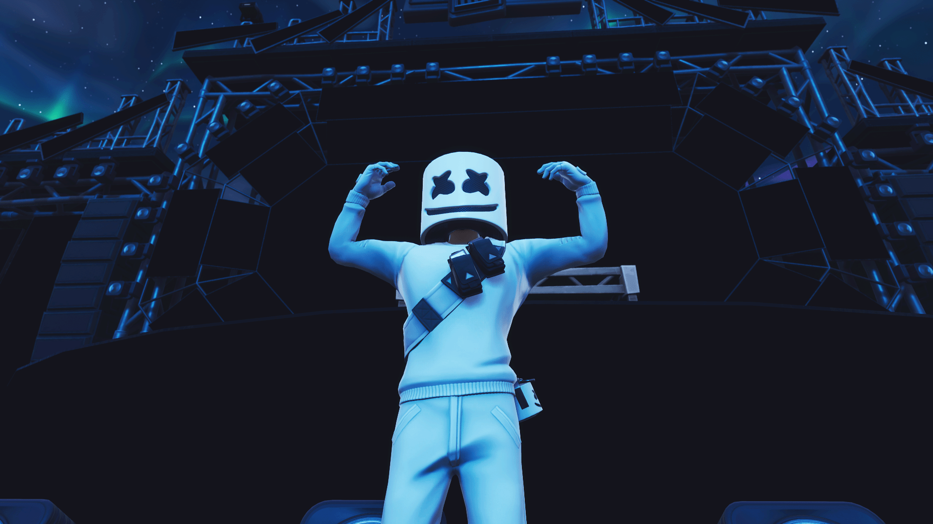 Marshmello Fortnite Wallpaper - Fortnite Wallpaper Season 7 - HD Wallpaper 