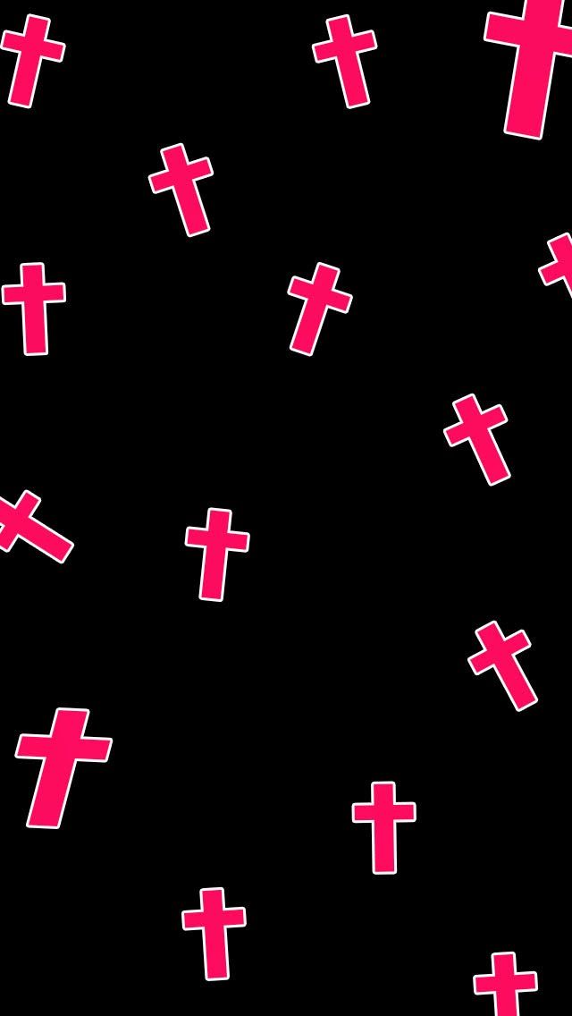 Cross Wallpaper - Cute Pink Cross Backgrounds - HD Wallpaper 