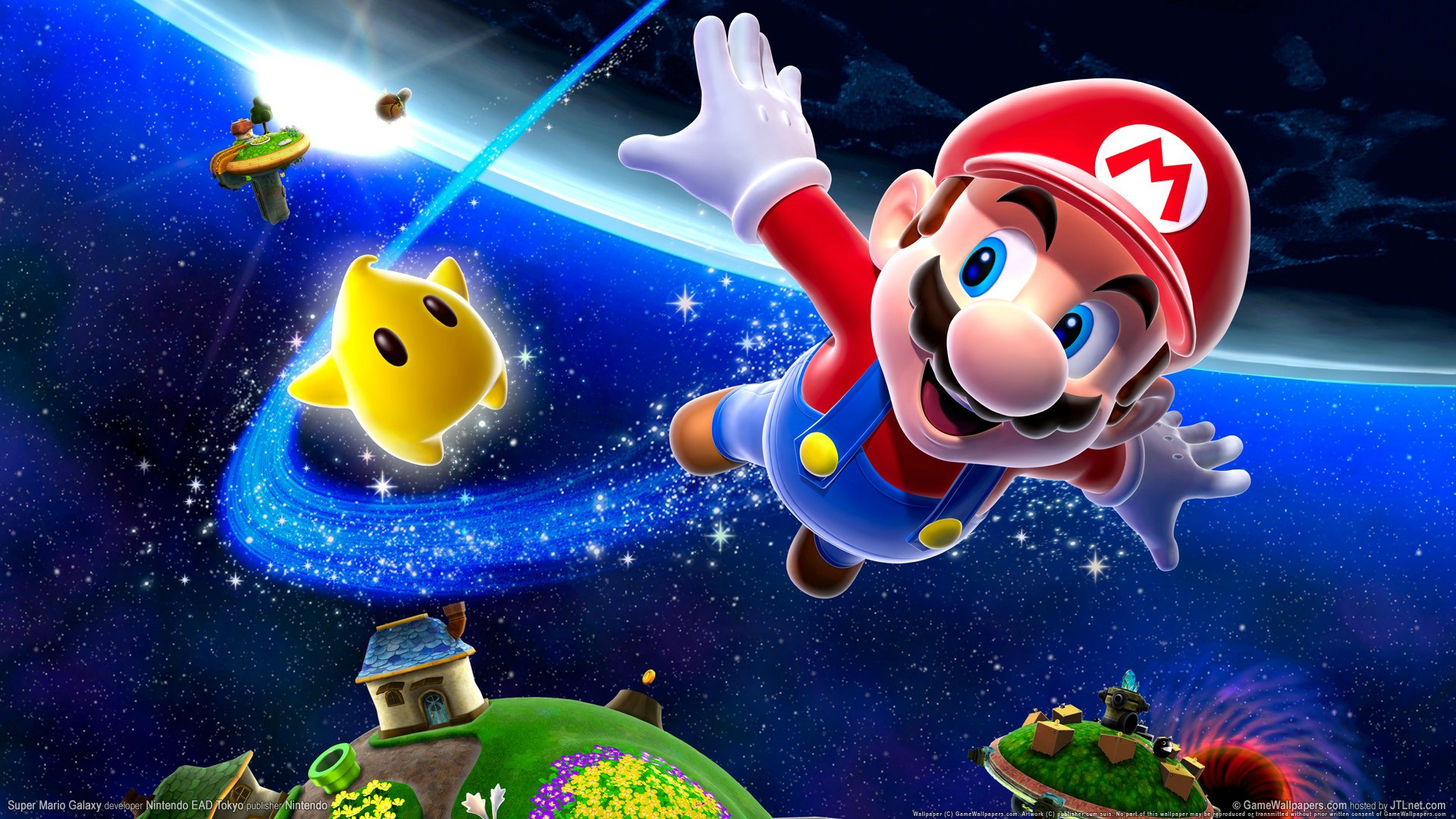 Super Mario Galaxy - HD Wallpaper 