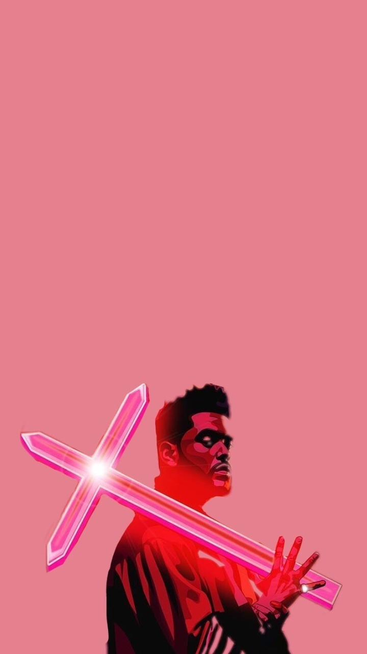 Cross, Pink, And Wallpaper Image - Lock Screen The Weeknd Wallpaper Iphone  - 720x1280 Wallpaper 
