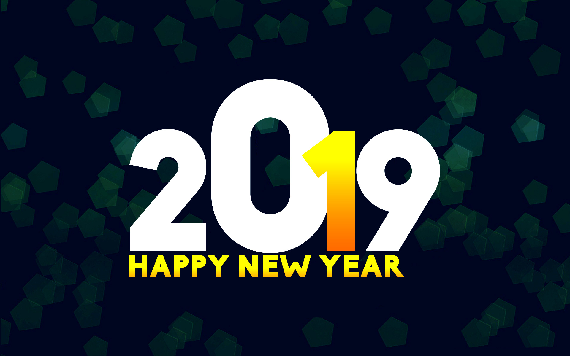 New Year - Number - HD Wallpaper 