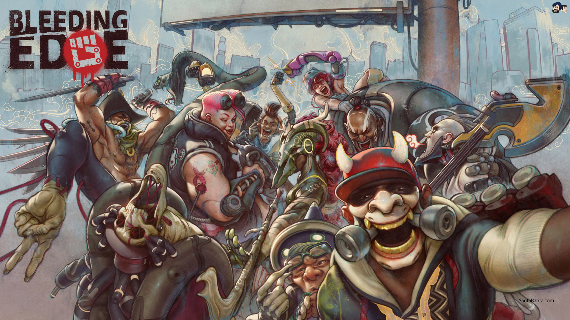 Ninja Theory Bleeding Edge - HD Wallpaper 