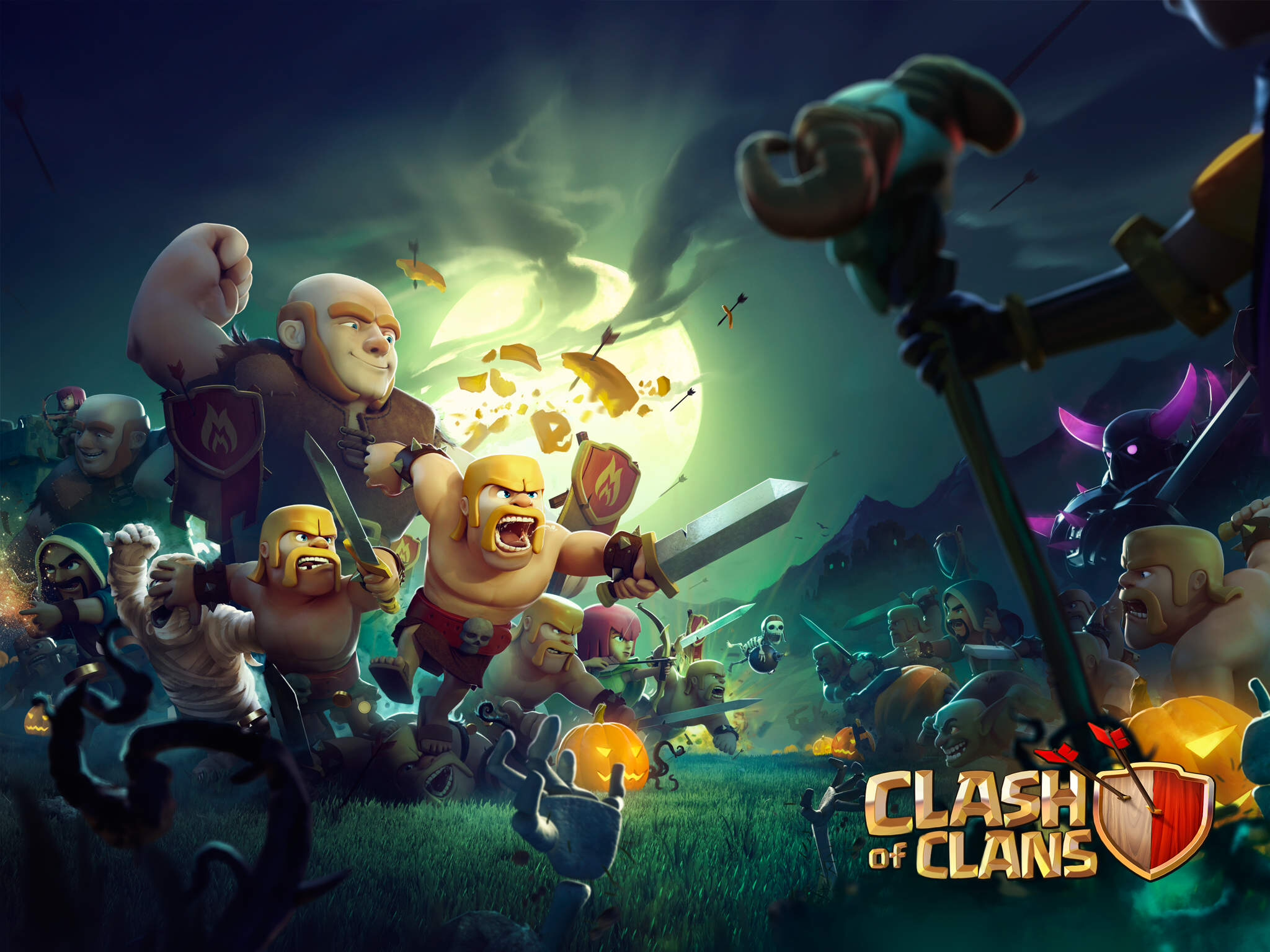 Hd Wallpaper Clash Of Clans - HD Wallpaper 