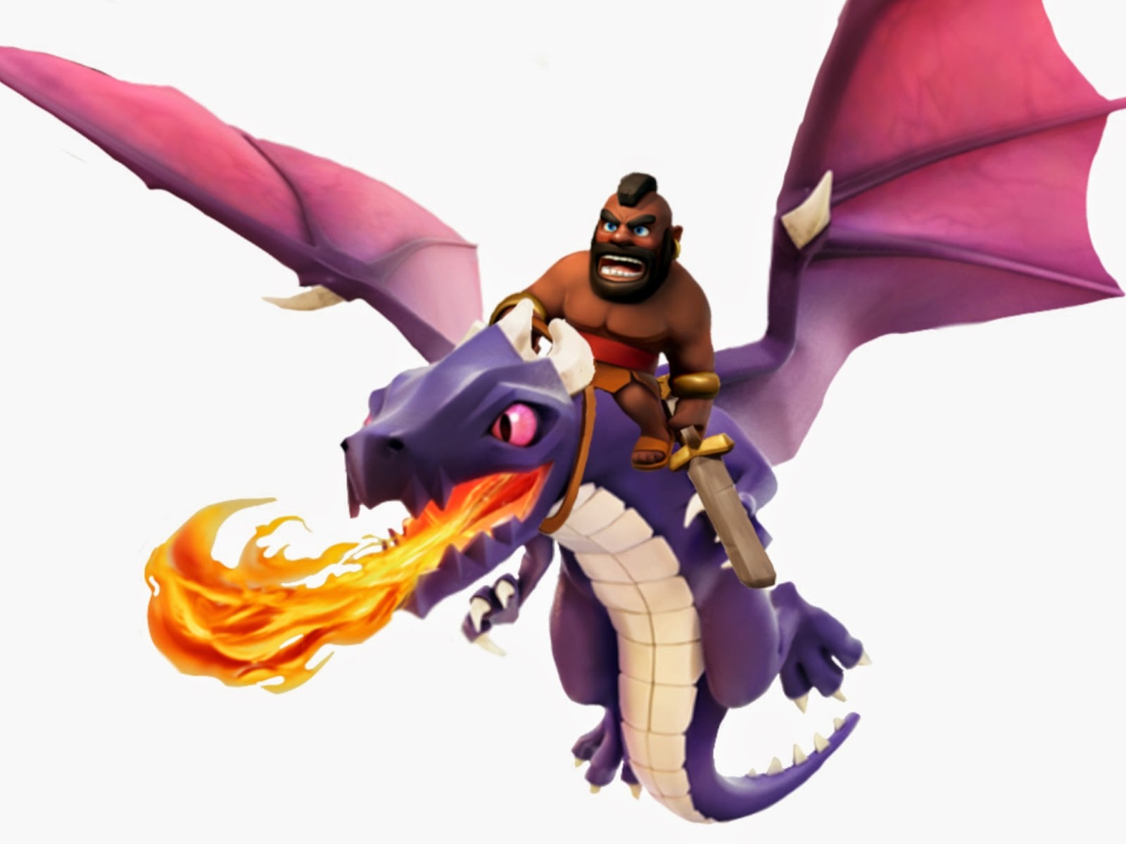 Clash Of Clans Dragon Wallpaper Hd - HD Wallpaper 