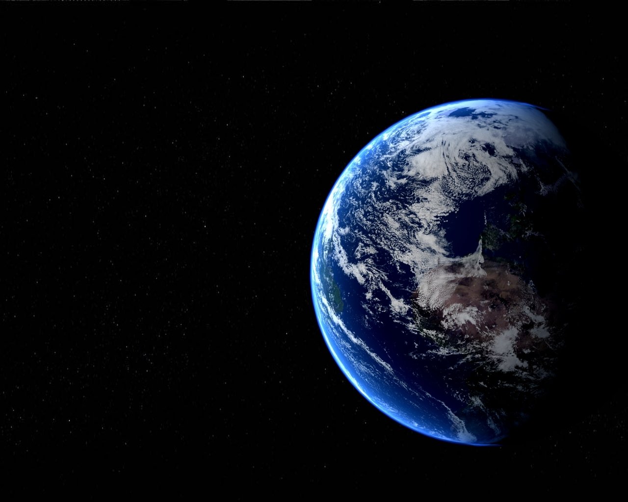 High Resolution Earth From Space - 1280x1024 Wallpaper 