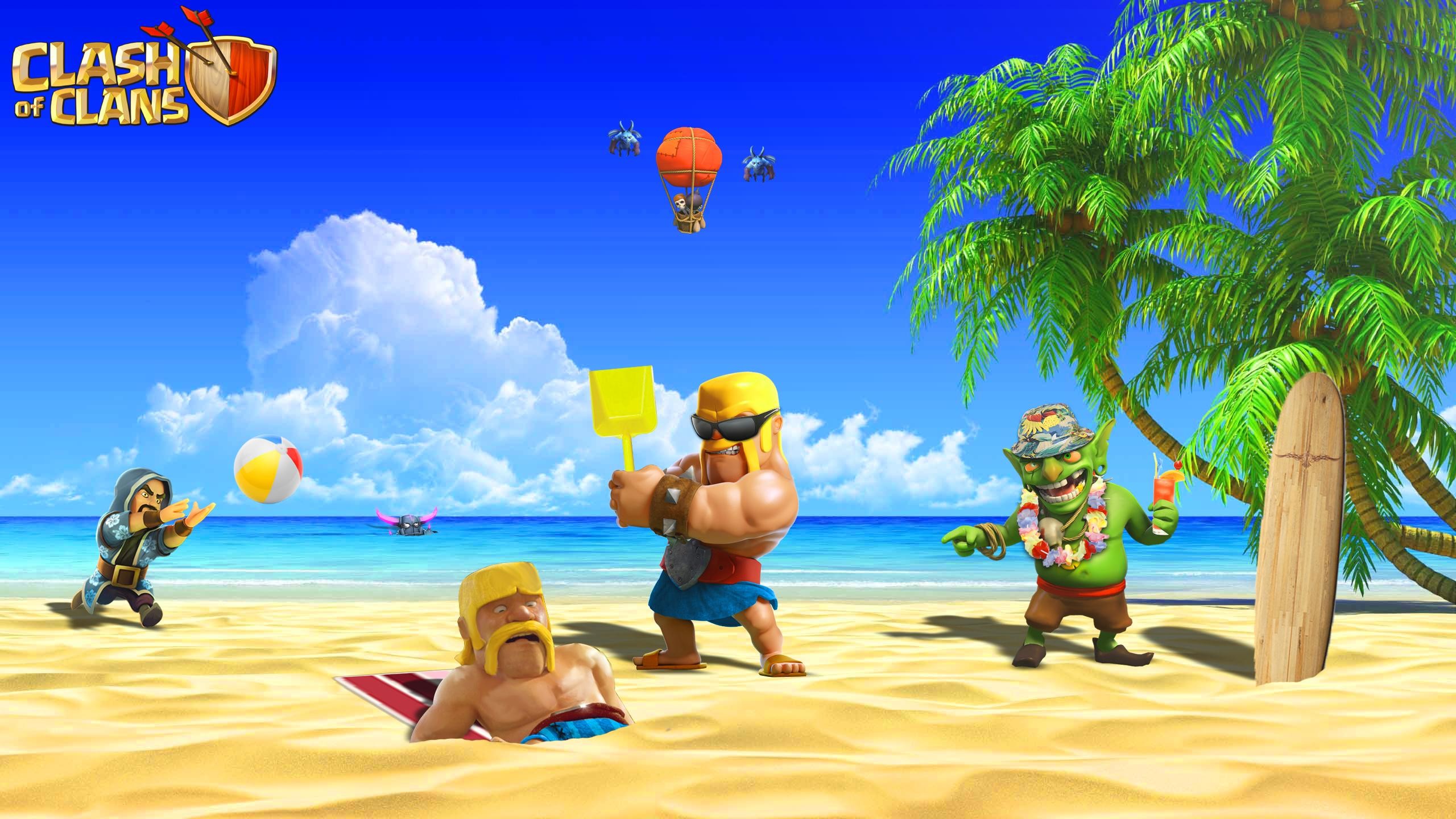 Funny Clash Of Clans Barbarian Wallpaper Www - High Resolution Beach Sand - HD Wallpaper 