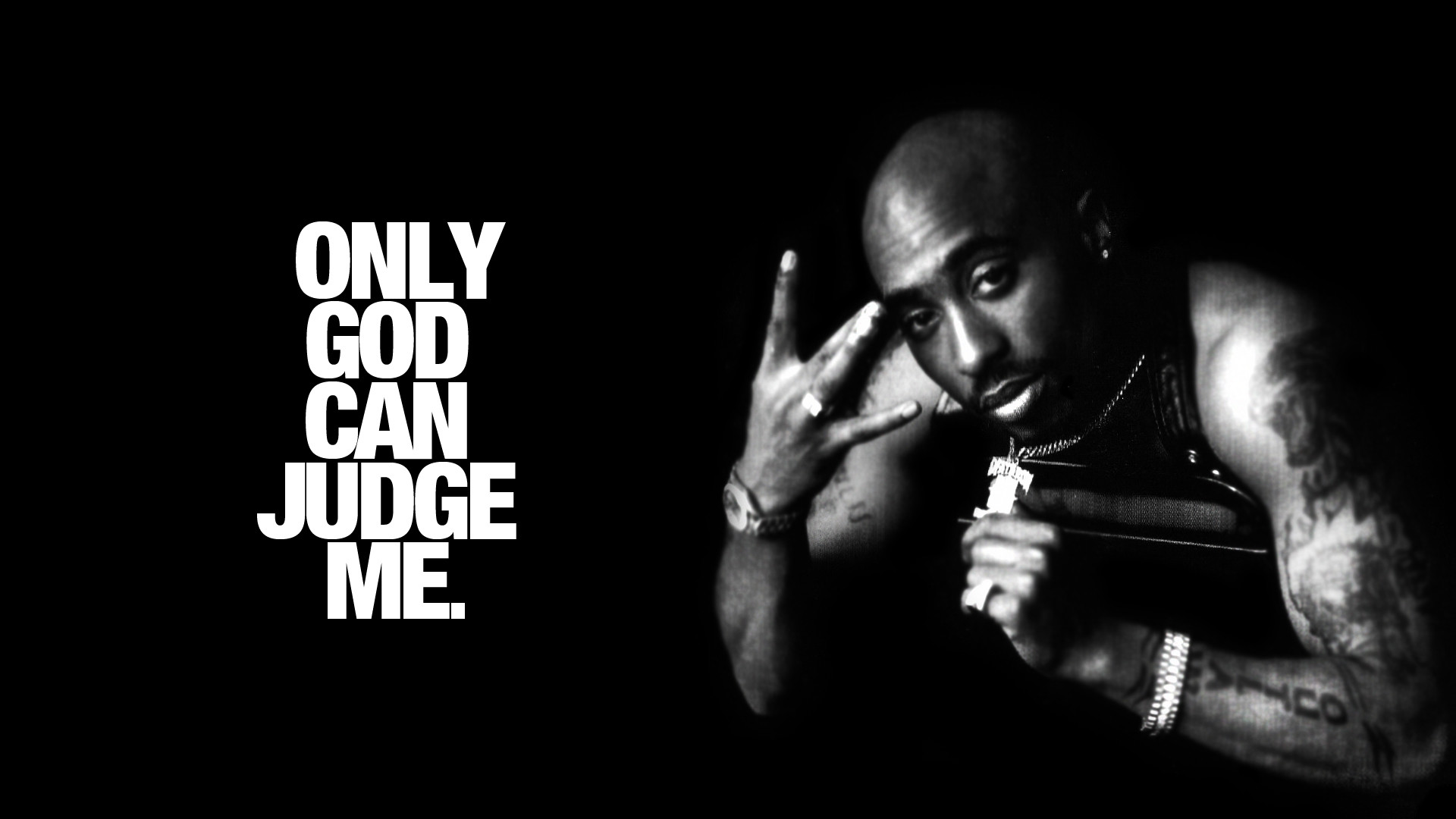 Tupac Wallpaper For My Desktop 
 Src 2pac Wallpaper - 2pac Quotes Only God Can Judge Me - HD Wallpaper 