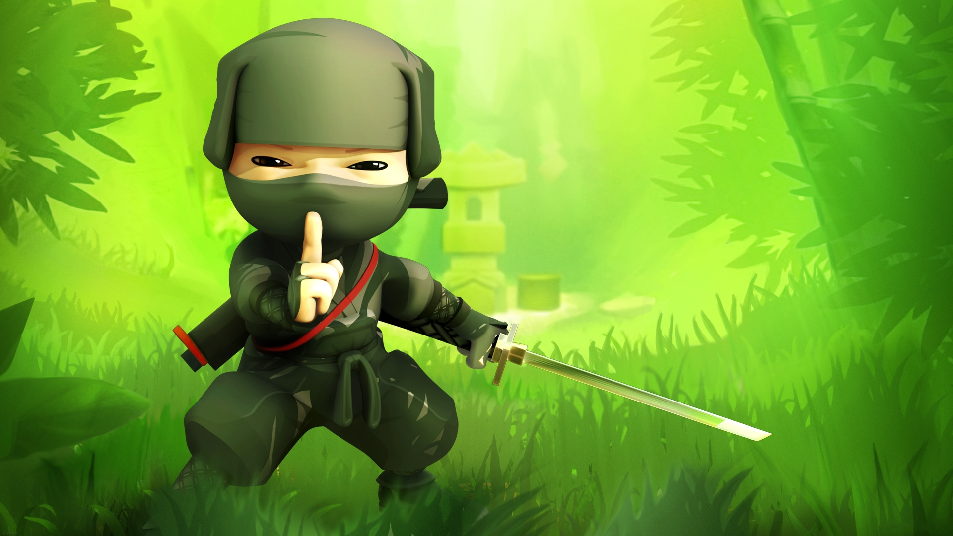 Mini Ninjas - HD Wallpaper 
