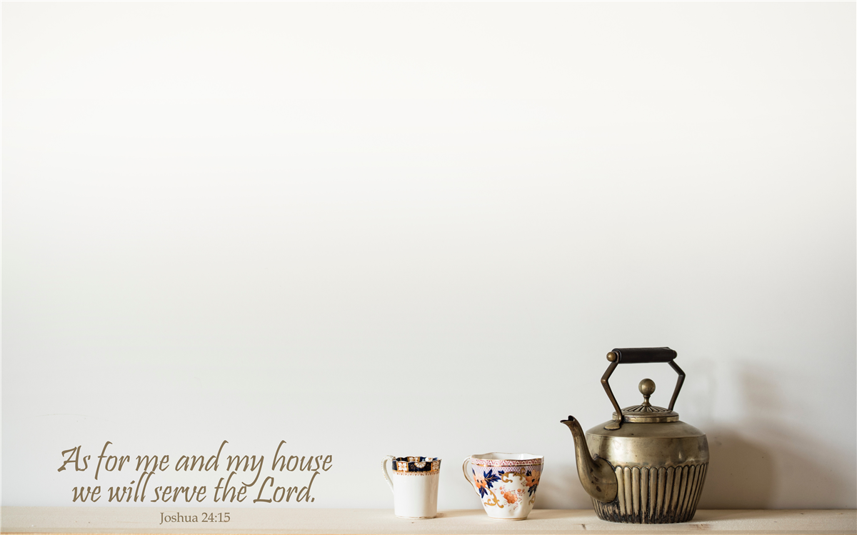 15 As For Me And My House, We Will Serve The Lord Ecard, - Minimalist Desktop Wallpaper Bible Verse - HD Wallpaper 