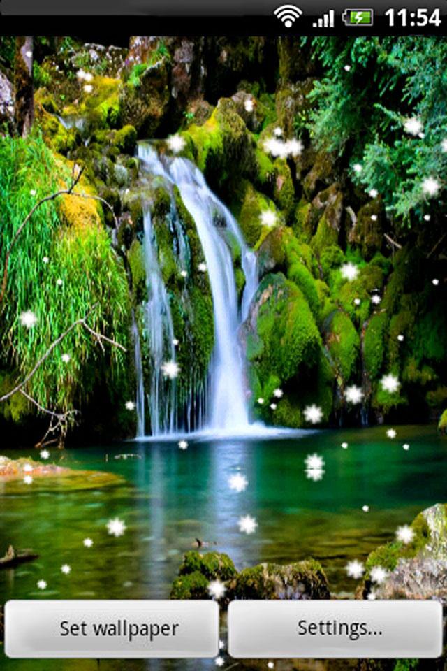 4d Waterfall Live Wallpaper Apk - Iphone Wallpaper 3d Nature - HD Wallpaper 