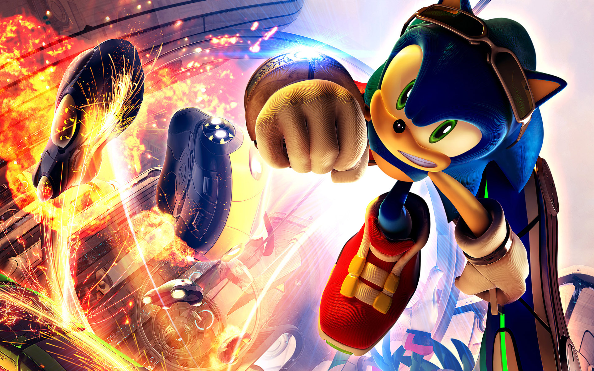 Sonic Riders Zero Gravity Art - HD Wallpaper 