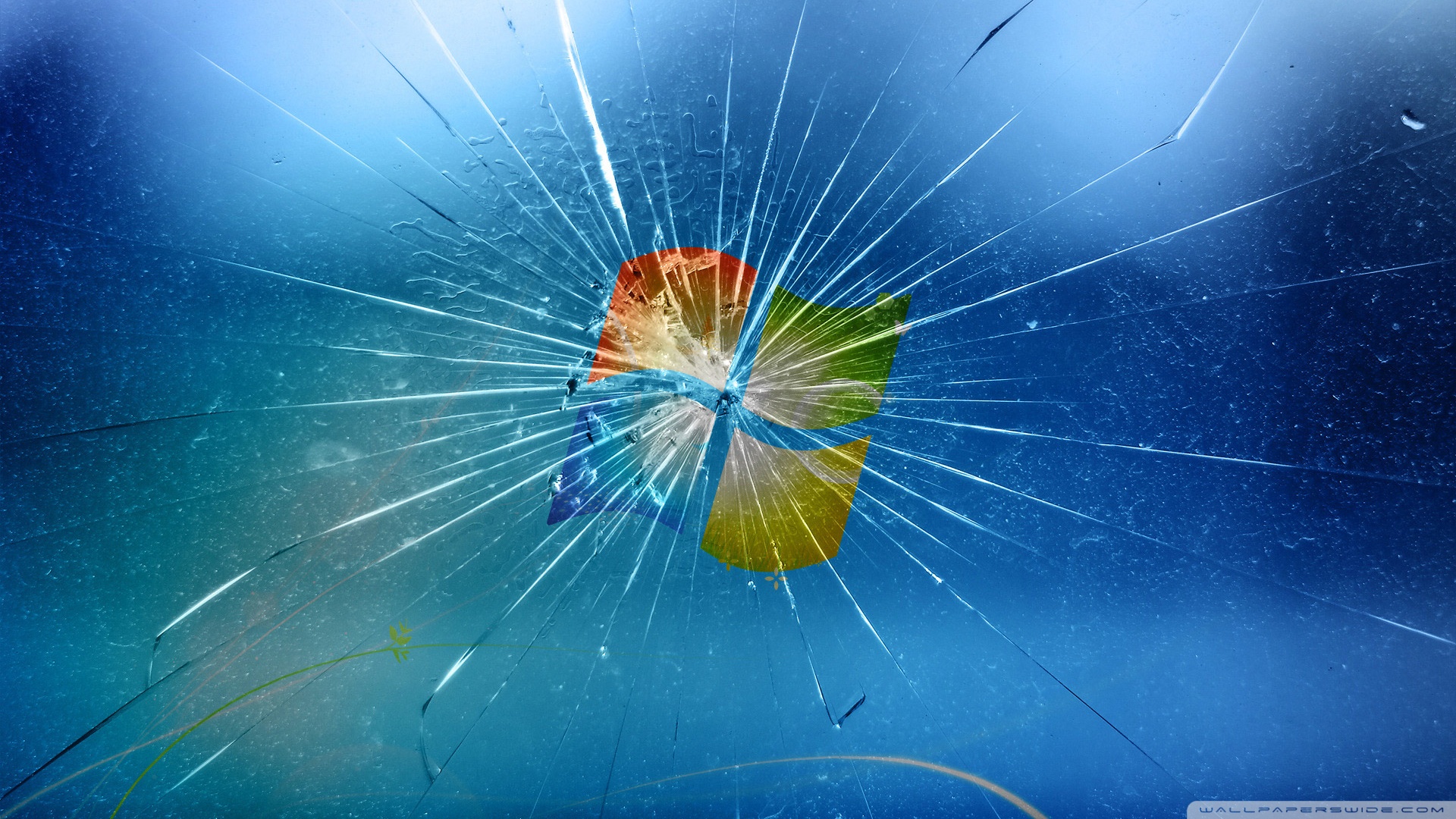 Desktop Broken Screen - HD Wallpaper 