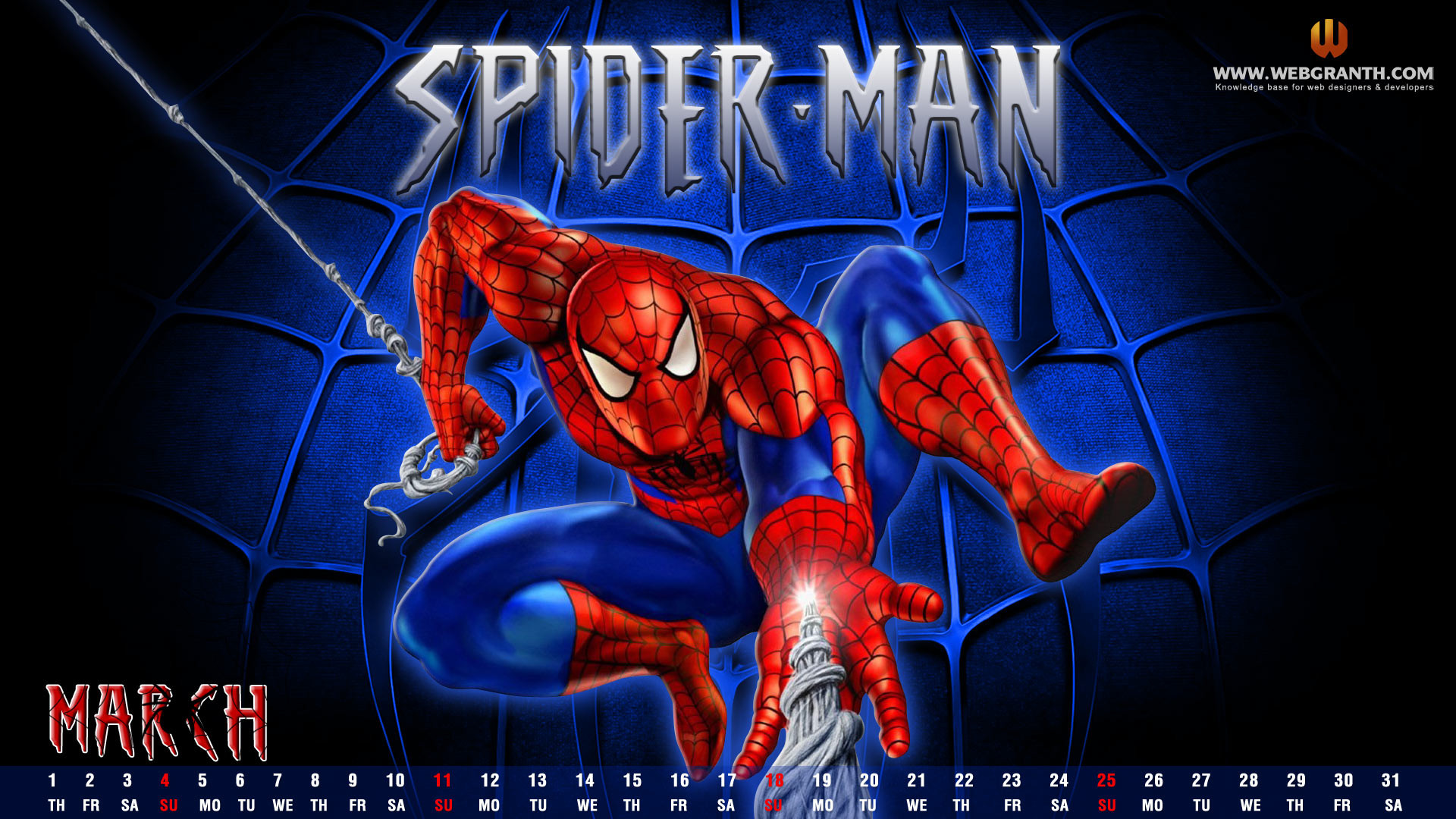 1920x1080, Spiderman Cartoon Wallpaper 
 Data Id 315211 - Cartoon Wallpaper Spider Man - HD Wallpaper 