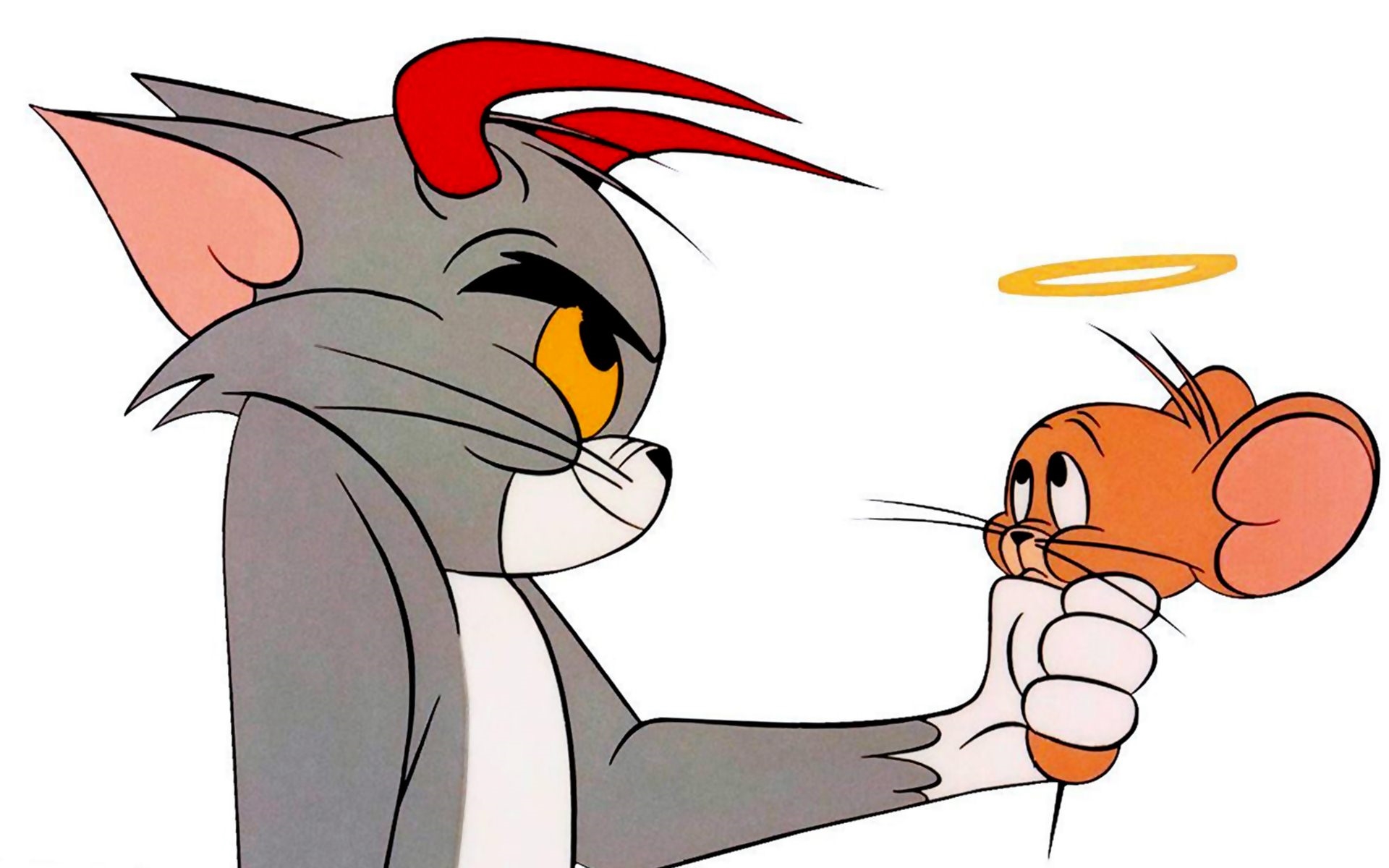 Aesthetic Tom And Jerry - HD Wallpaper 