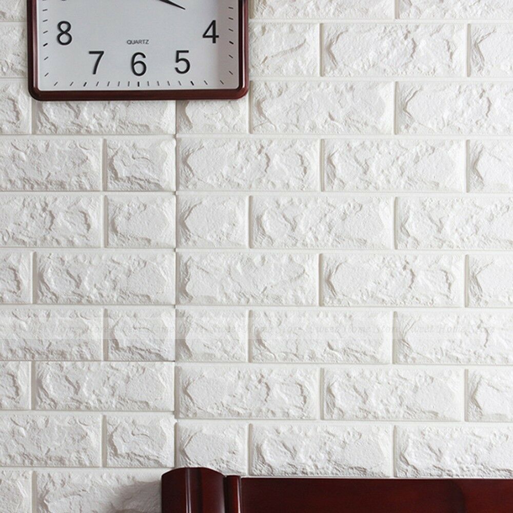 50 Roll 3d Brick Pattern Wallpaper Home Bedroom Modern - 3d Wall Paper Bricks - HD Wallpaper 