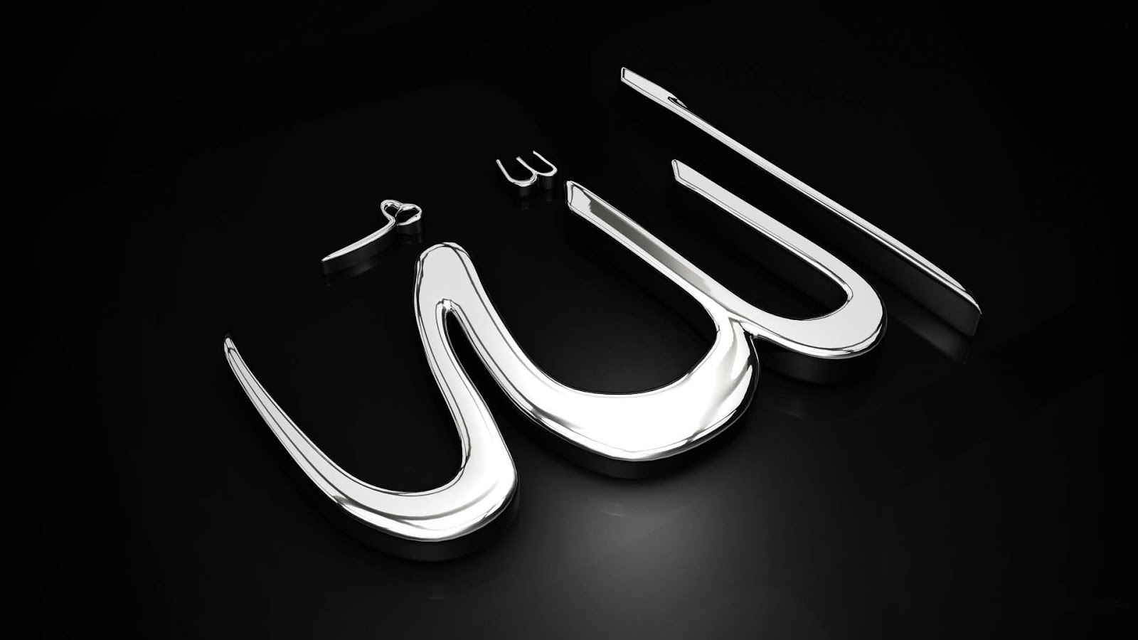 Muslim Symbols Allah Word Pic - Allah Wallpapers Full Hd - HD Wallpaper 
