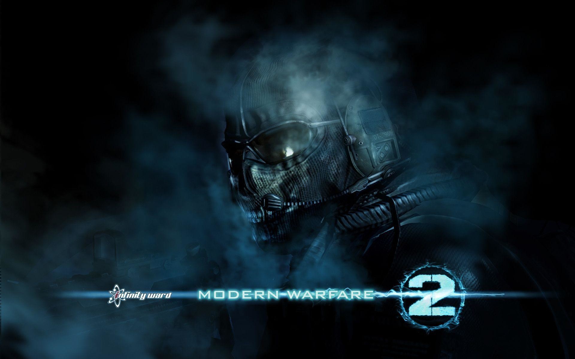 Modern Warfare 2 Wallpaper - Ghost Mw2 Wallpaper Hd - 1920x1200 Wallpaper -  