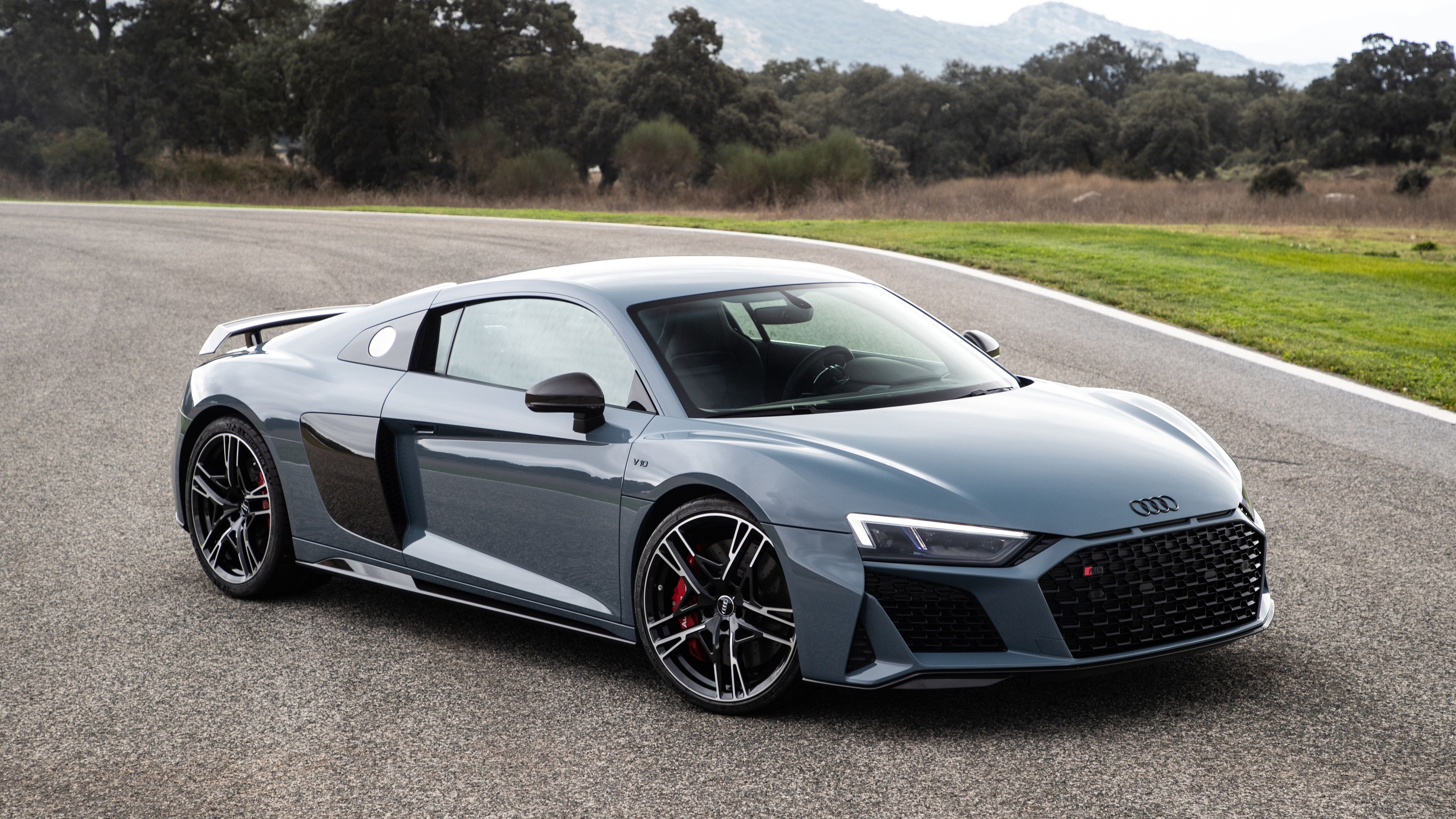 Audi R8 2019 Gray - HD Wallpaper 