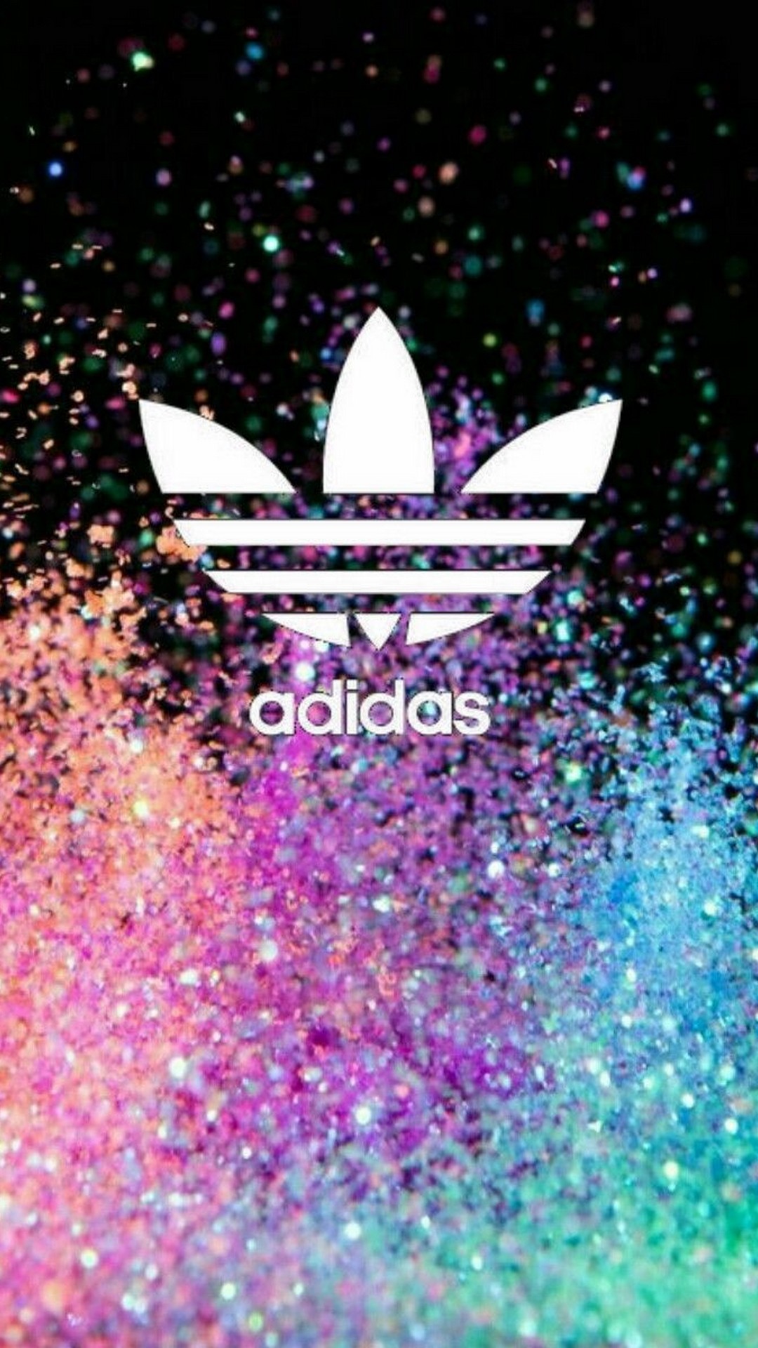 Adidas Iphone Wallpaper Design With High-resolution - Glitter Unicorn Wallpaper Iphone - HD Wallpaper 