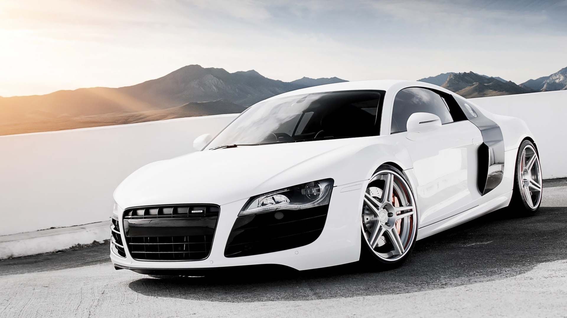 Audi R8 Pure White Wallpaper - Audi White Wallpaper 4k - HD Wallpaper 