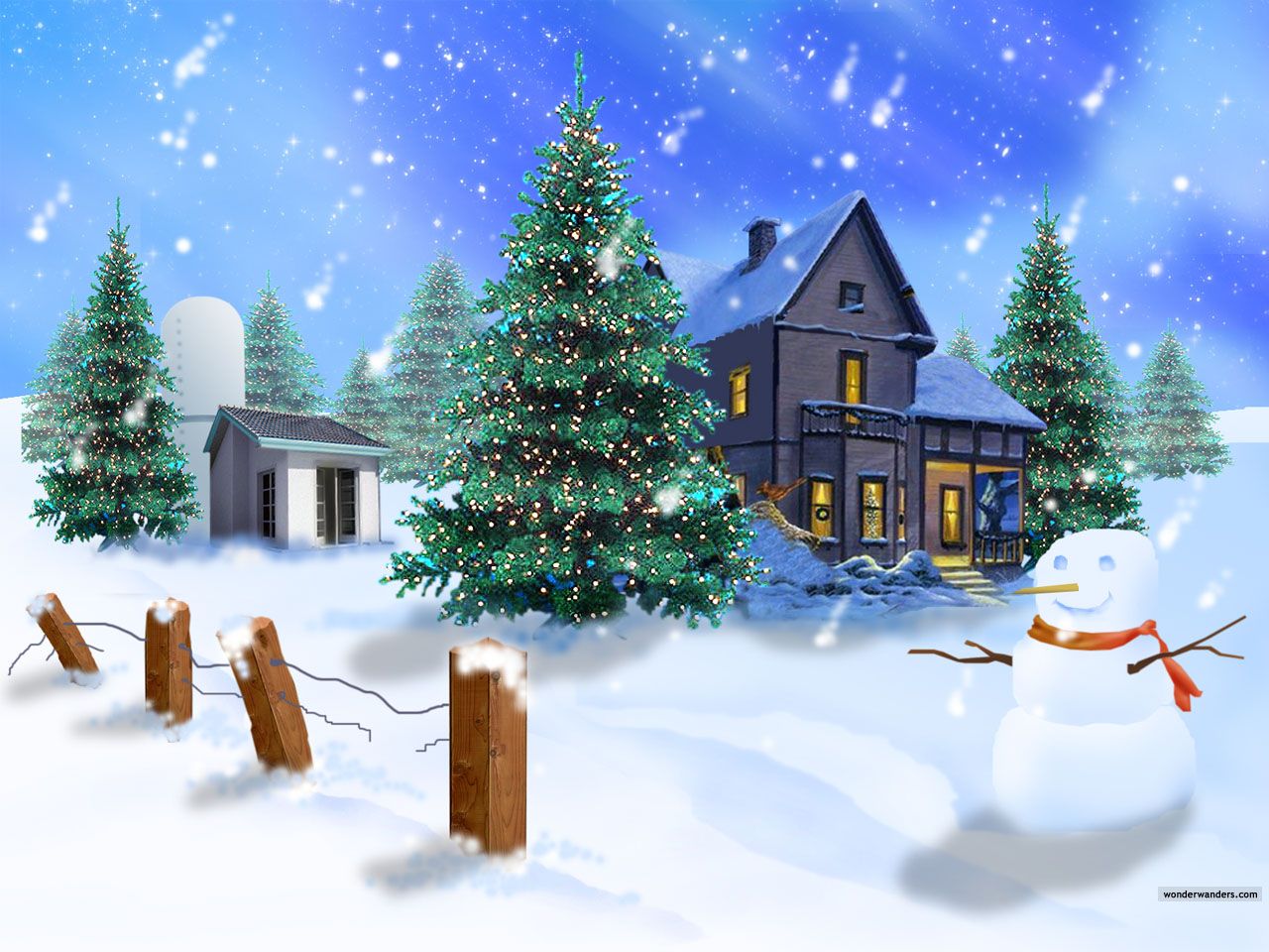 Full Hd Merry Christmas Hd - HD Wallpaper 