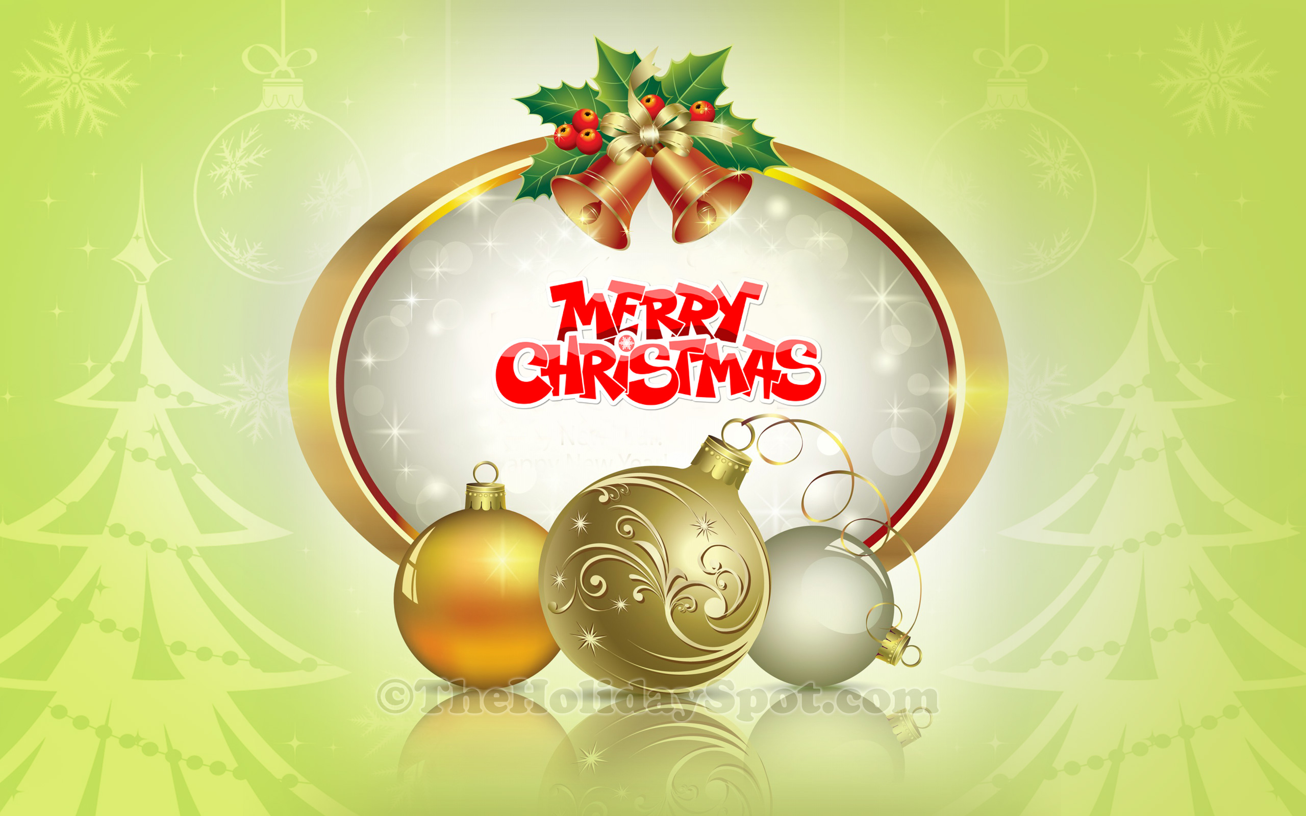 Merry Christmas Wallpaper Hd Full Screen - HD Wallpaper 