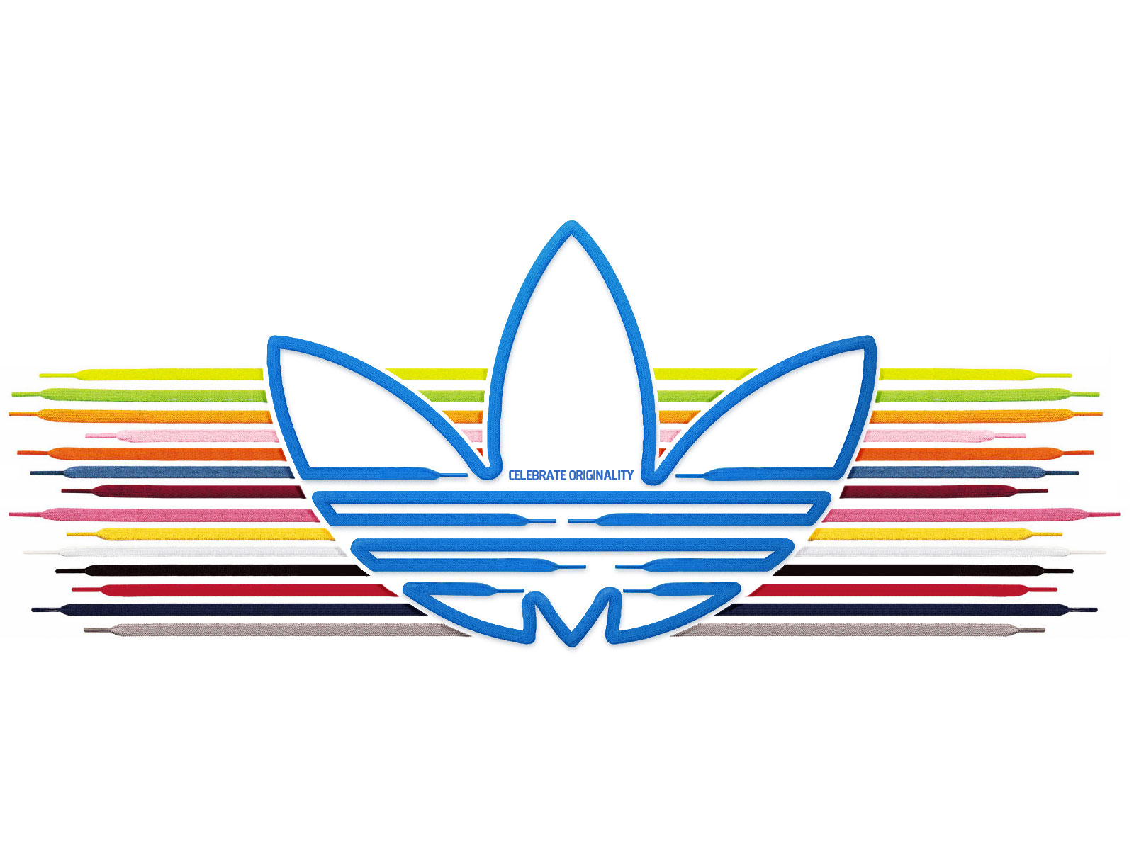Celebrate Originality - Logo Wallpaper Adidas Originals - HD Wallpaper 