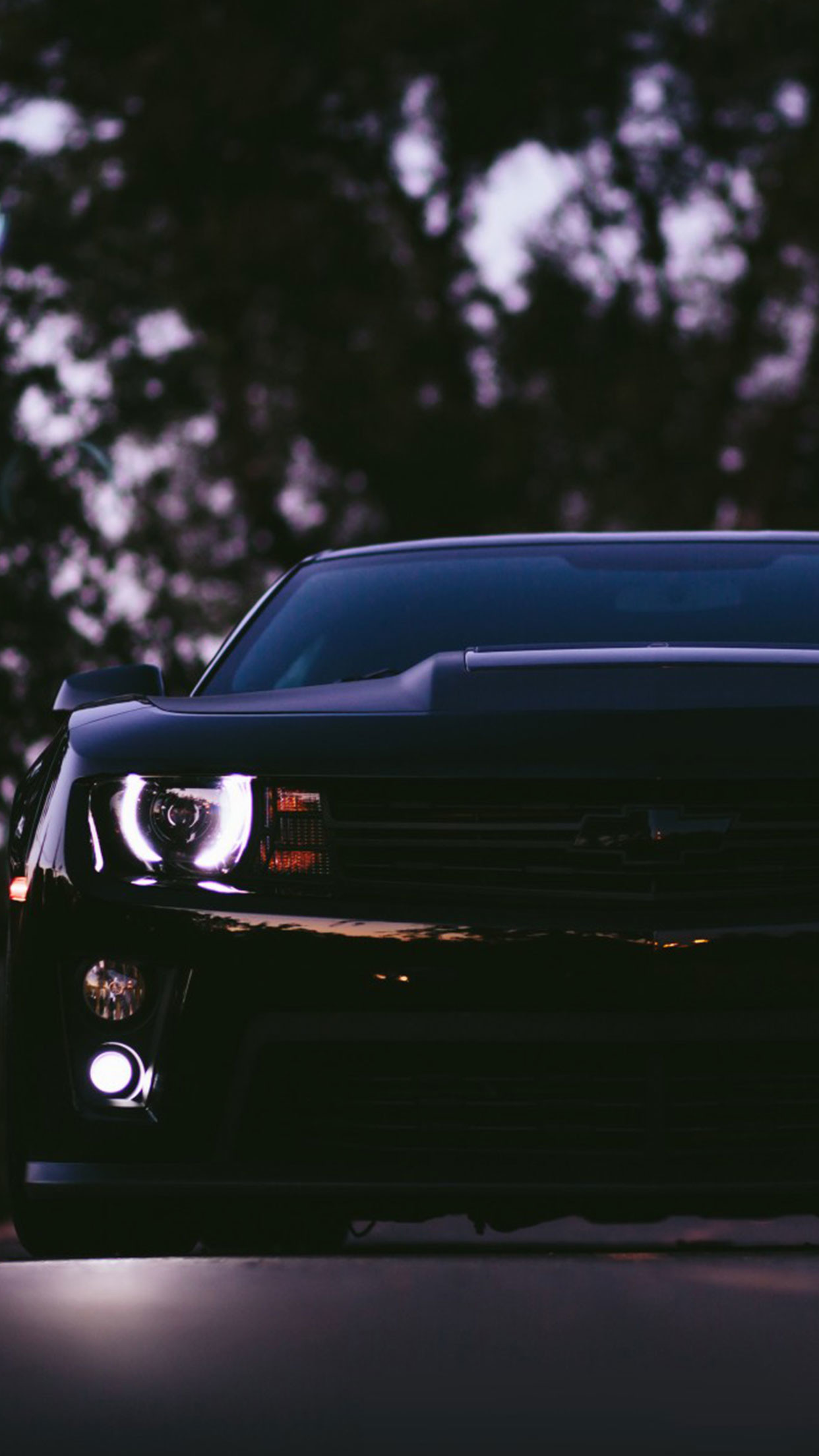 Black Camaro Ss Car Wallpaper For - Iphone Car Wallpaper Full Hd - HD Wallpaper 