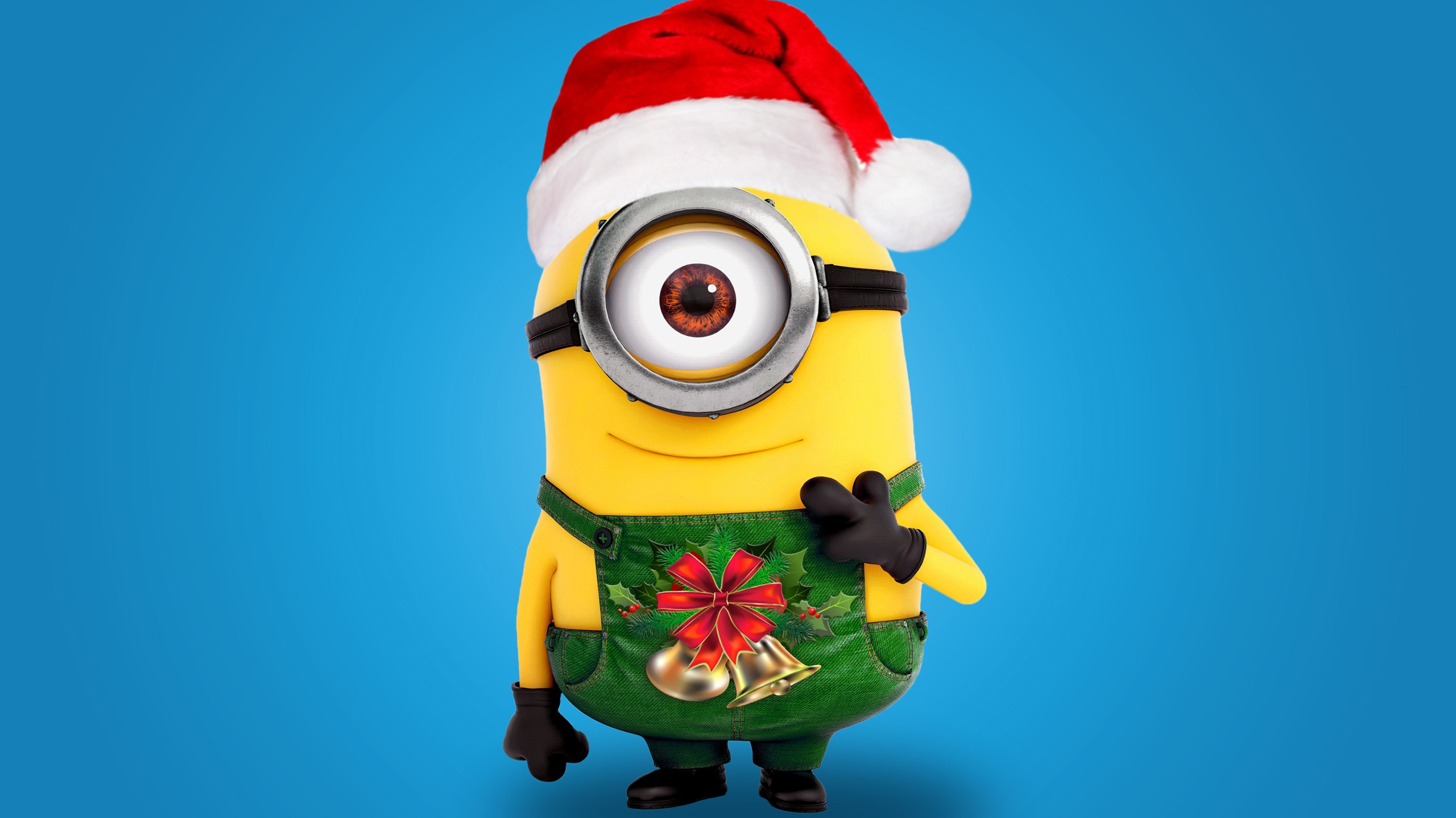 Christmas Minions Images Hd - HD Wallpaper 